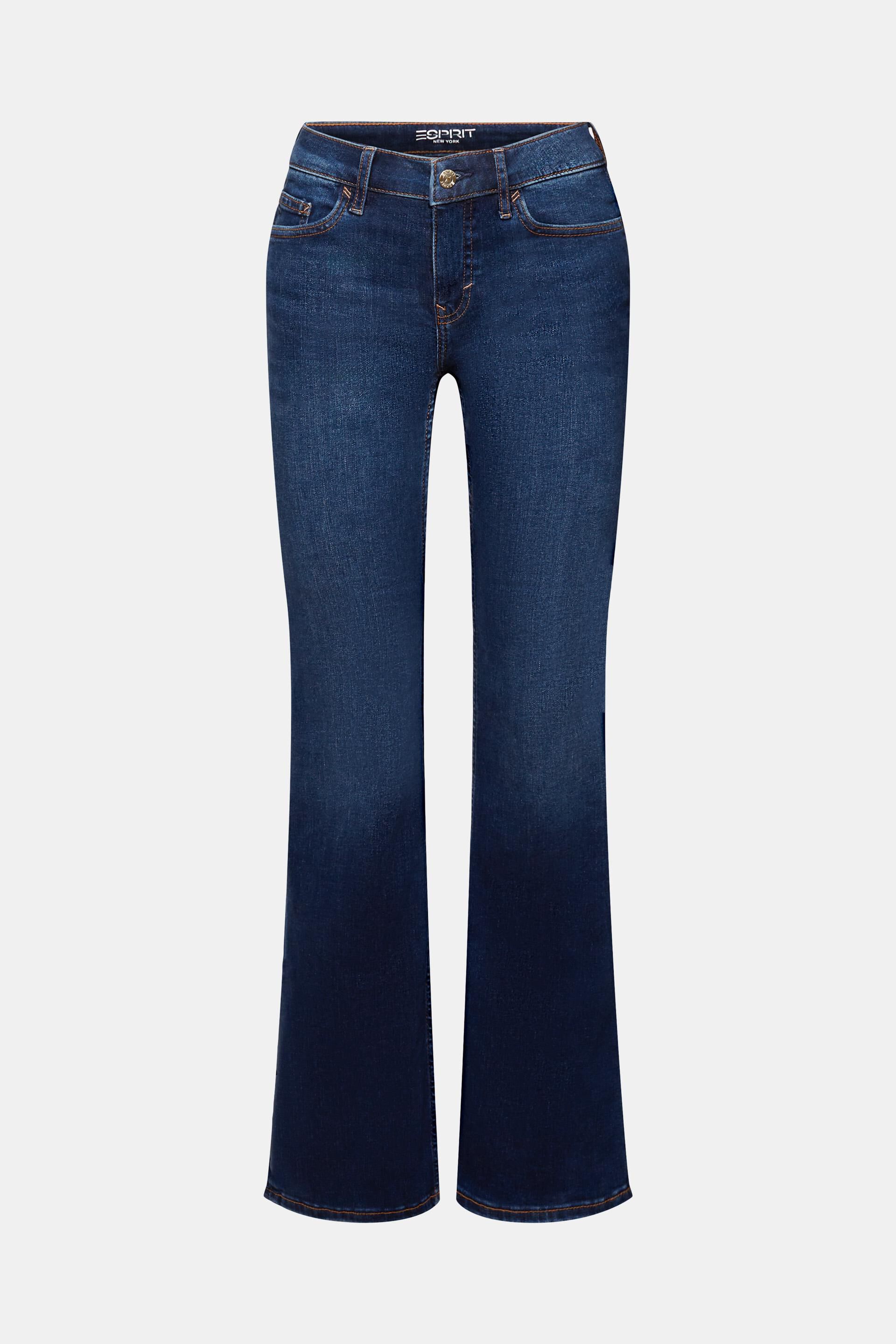 Esprit mittlerer Bootcut-Jeans mit Leibhöhe