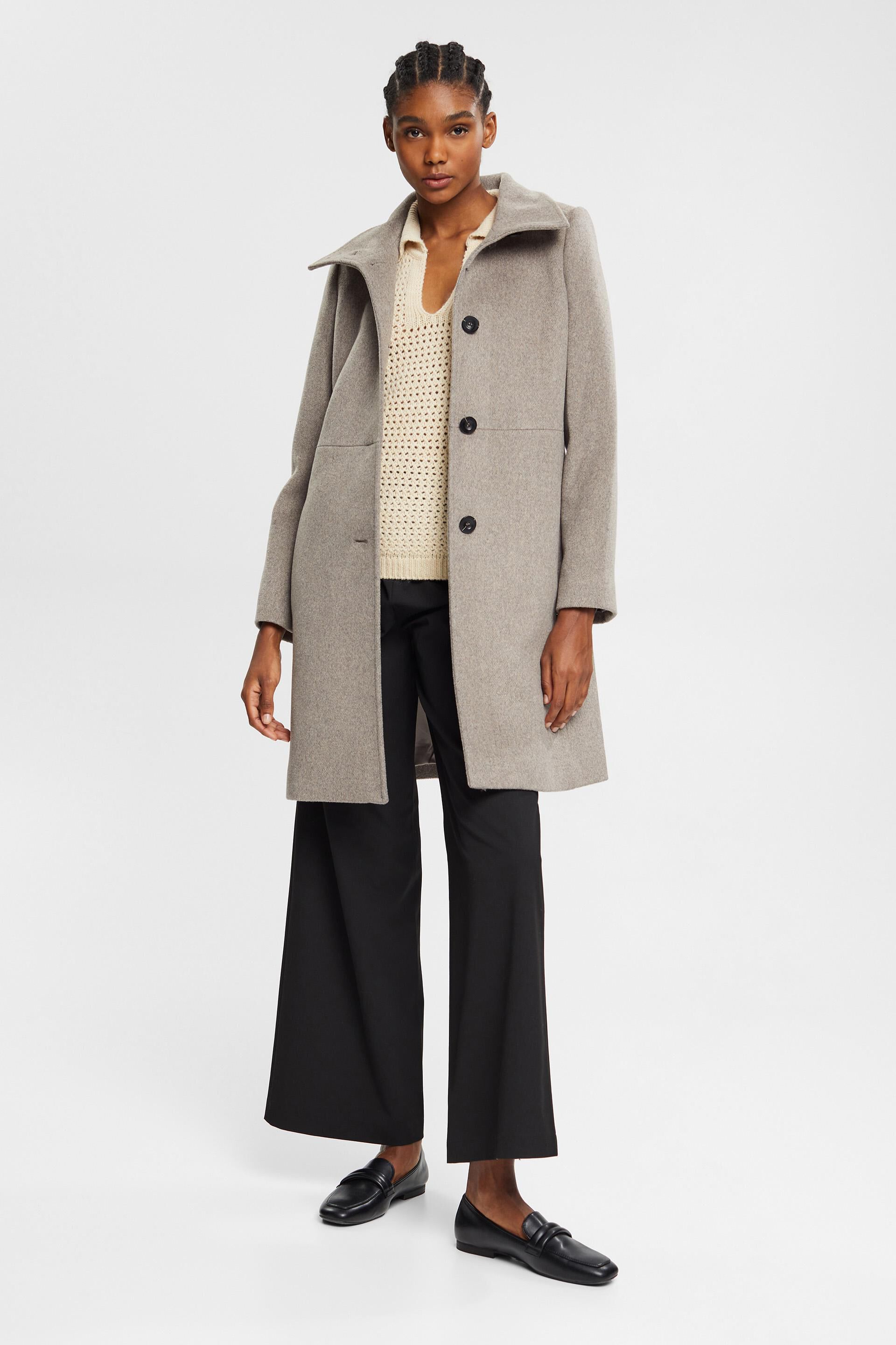 Esprit Damen Wool blend coat