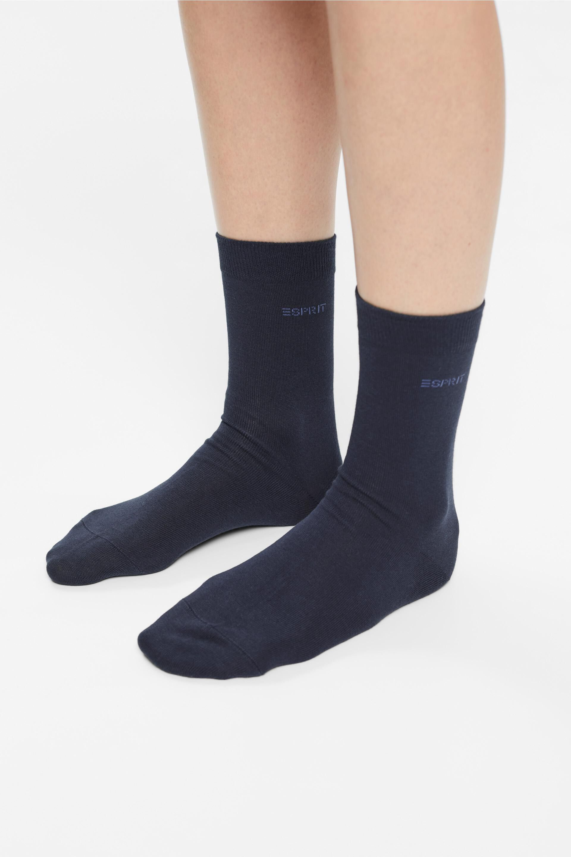Esprit Online Store 5er-Pack einfarbige Socken aus Bio-Baumwolle