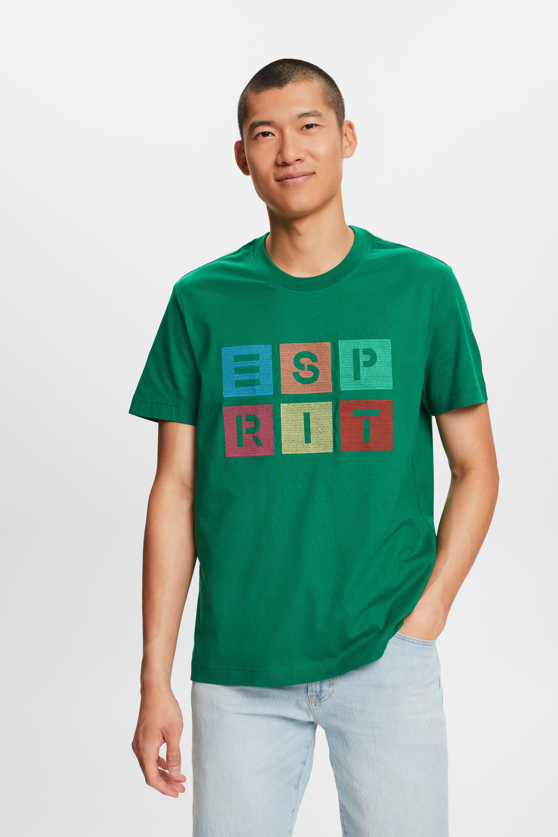 Esprit t-shirt, cotton Logo 100%