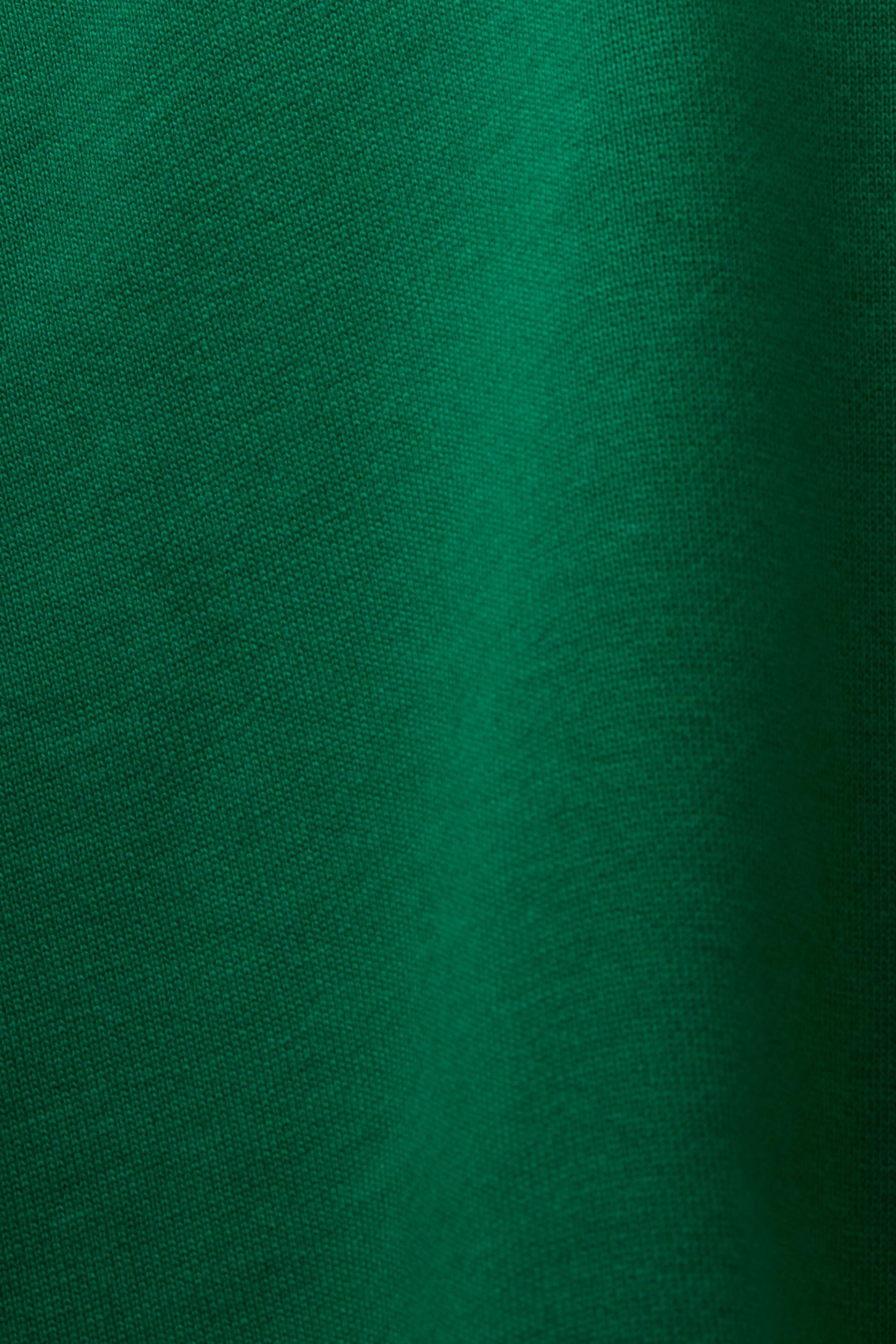 Esprit Damen Kapuzenpullover mit Logo, aufgesticktem Bio-Baumwolle