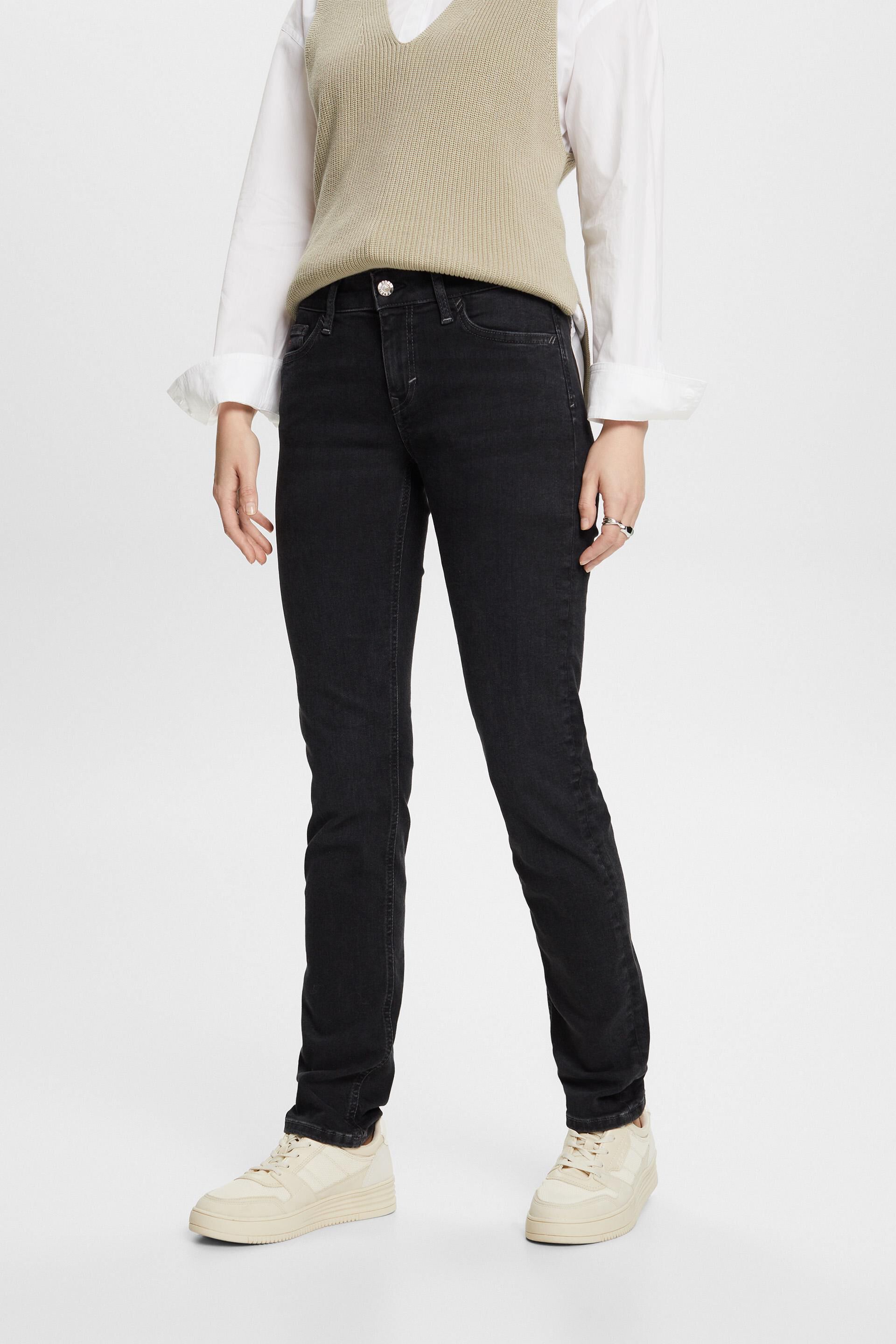 Esprit Damen Recycled: slim fit stretch jeans