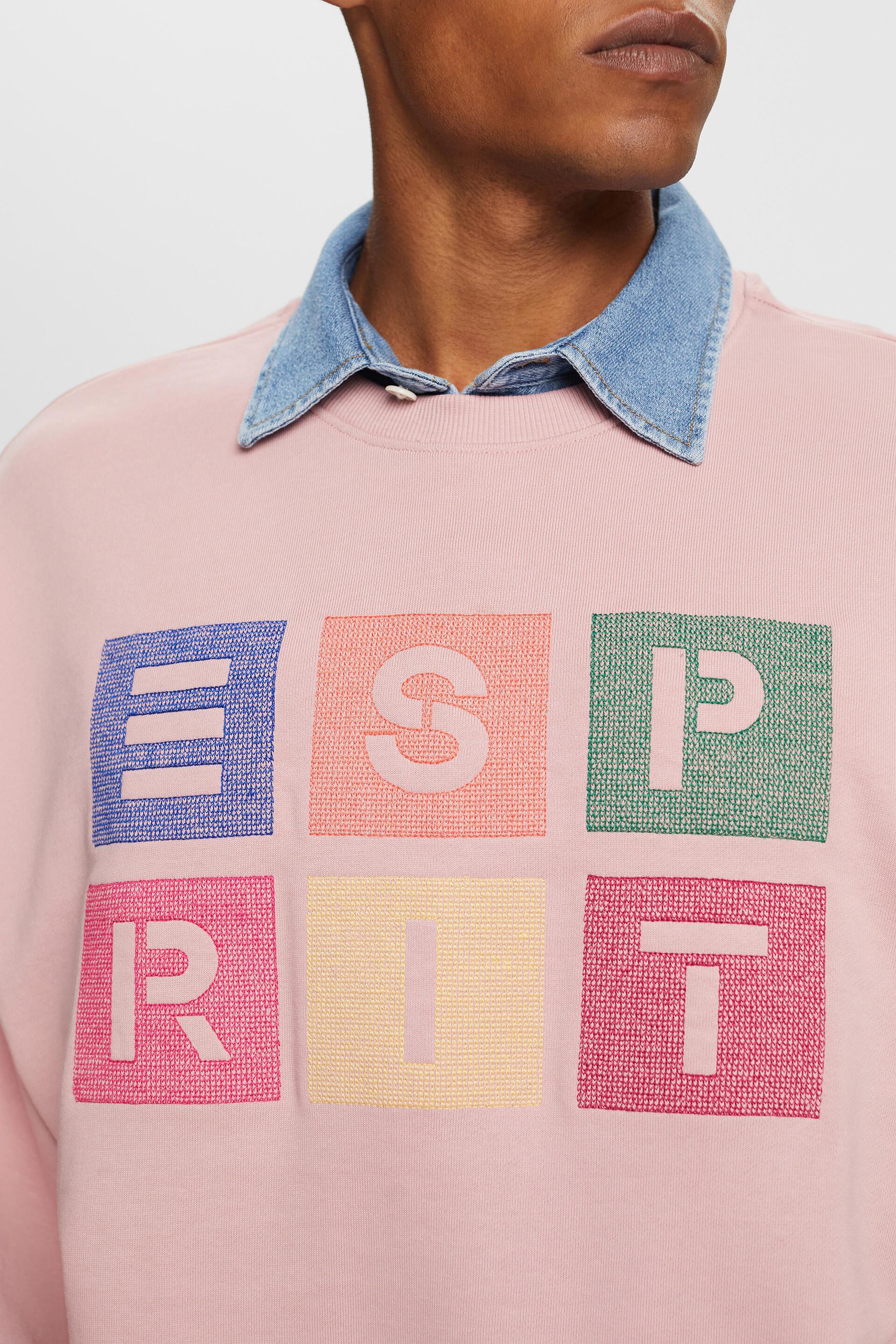 Esprit Bio-Baumwolle 100 % Logo-Sweatshirt,