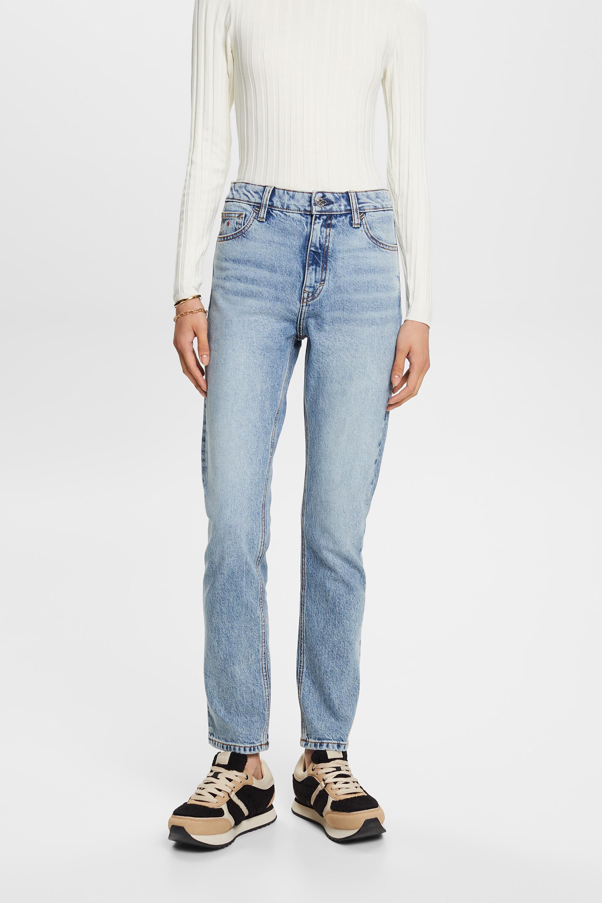 Esprit Damen Retro-High-Rise-Slim-Jeans