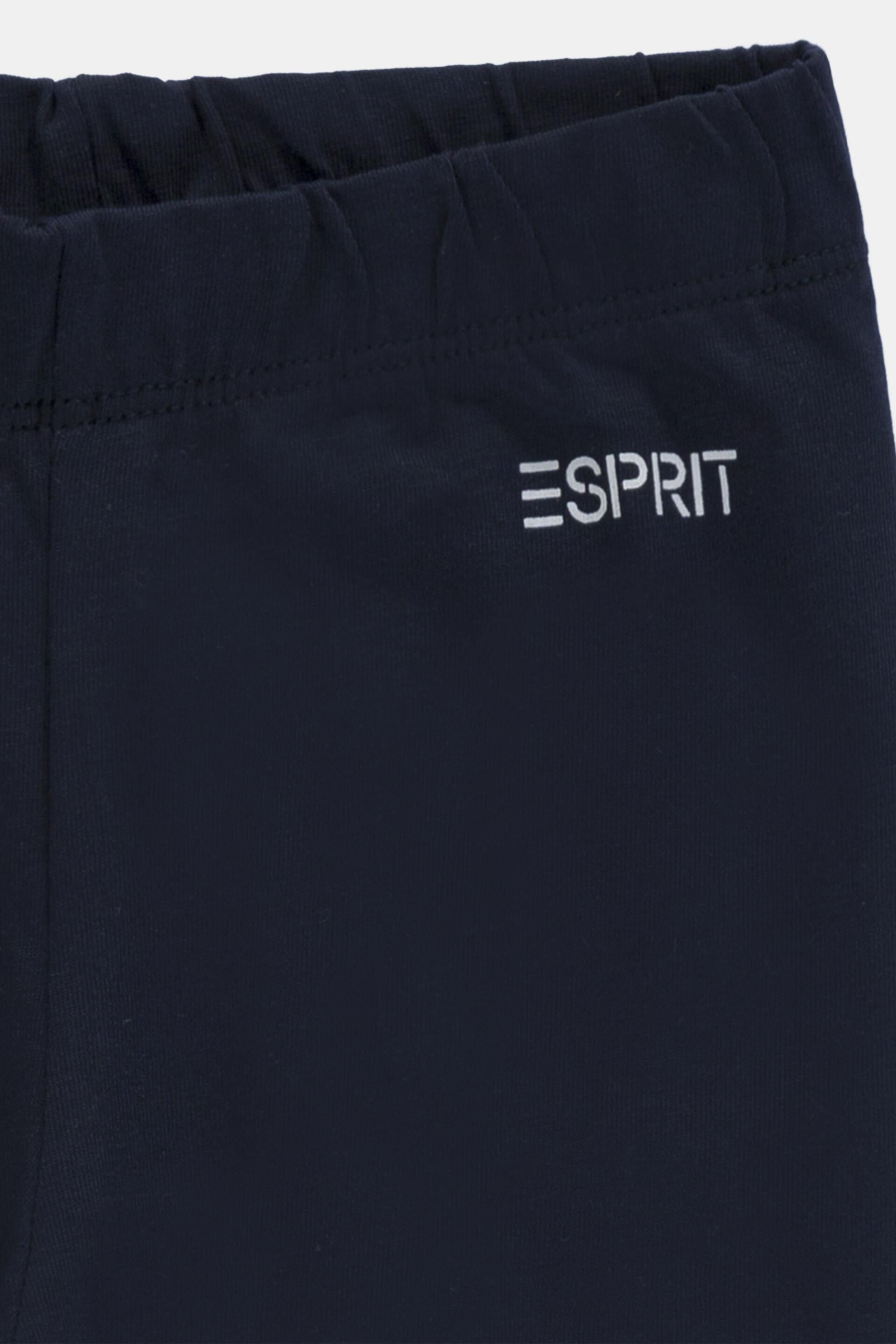 Esprit Basic-Leggings Stretch-Baumwolle aus