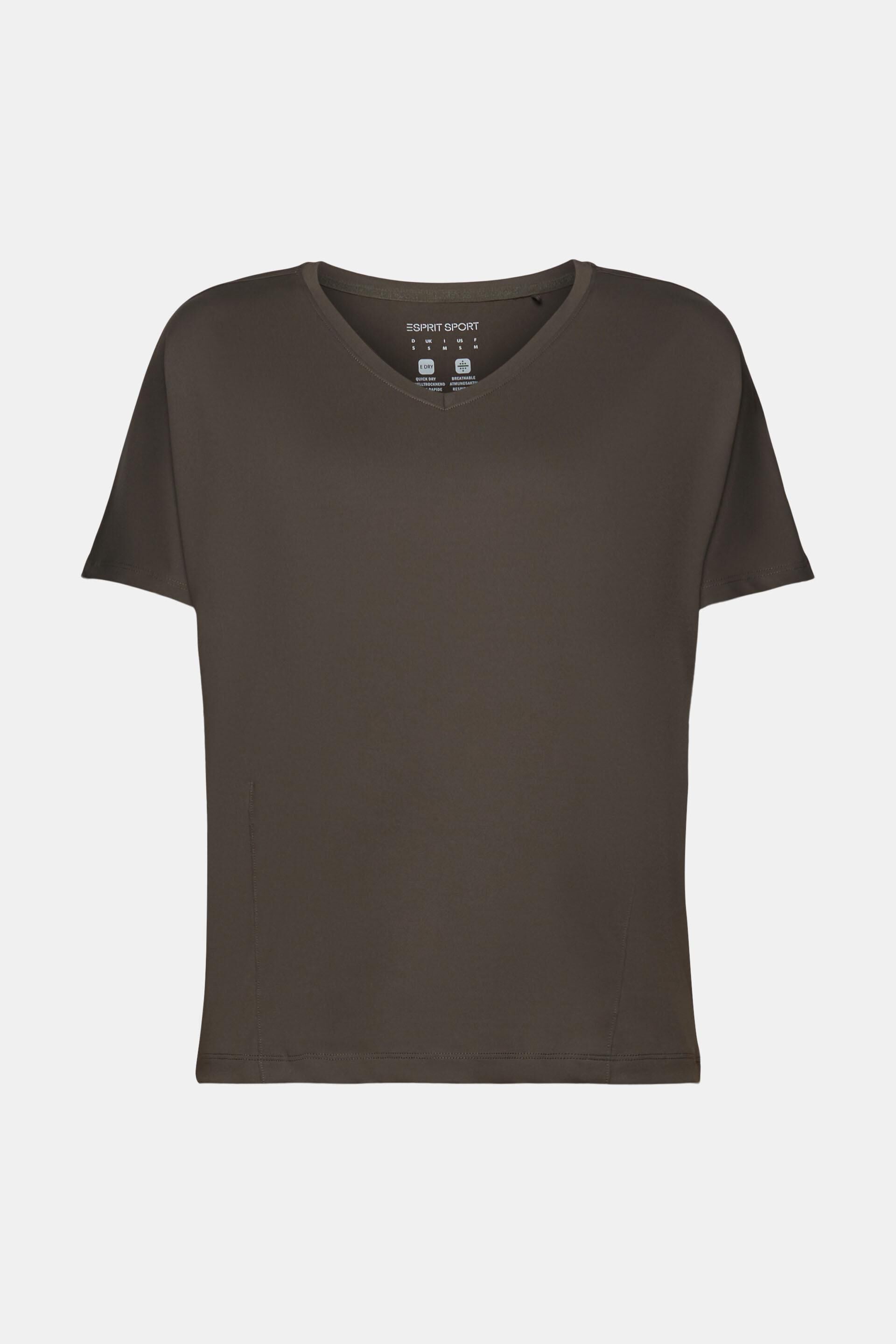 Esprit und mit V-Ausschnitt T-Shirt E-DRY Aktives
