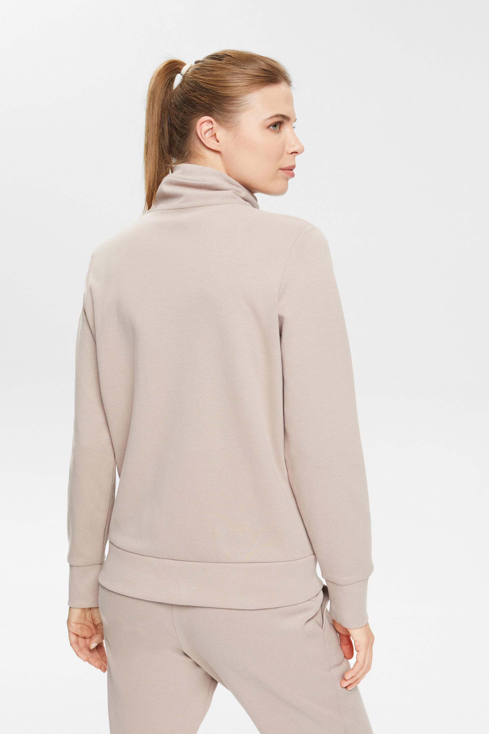 Online Shop Esprit Sweatshirt mit Reißverschluss, Baumwollmischung