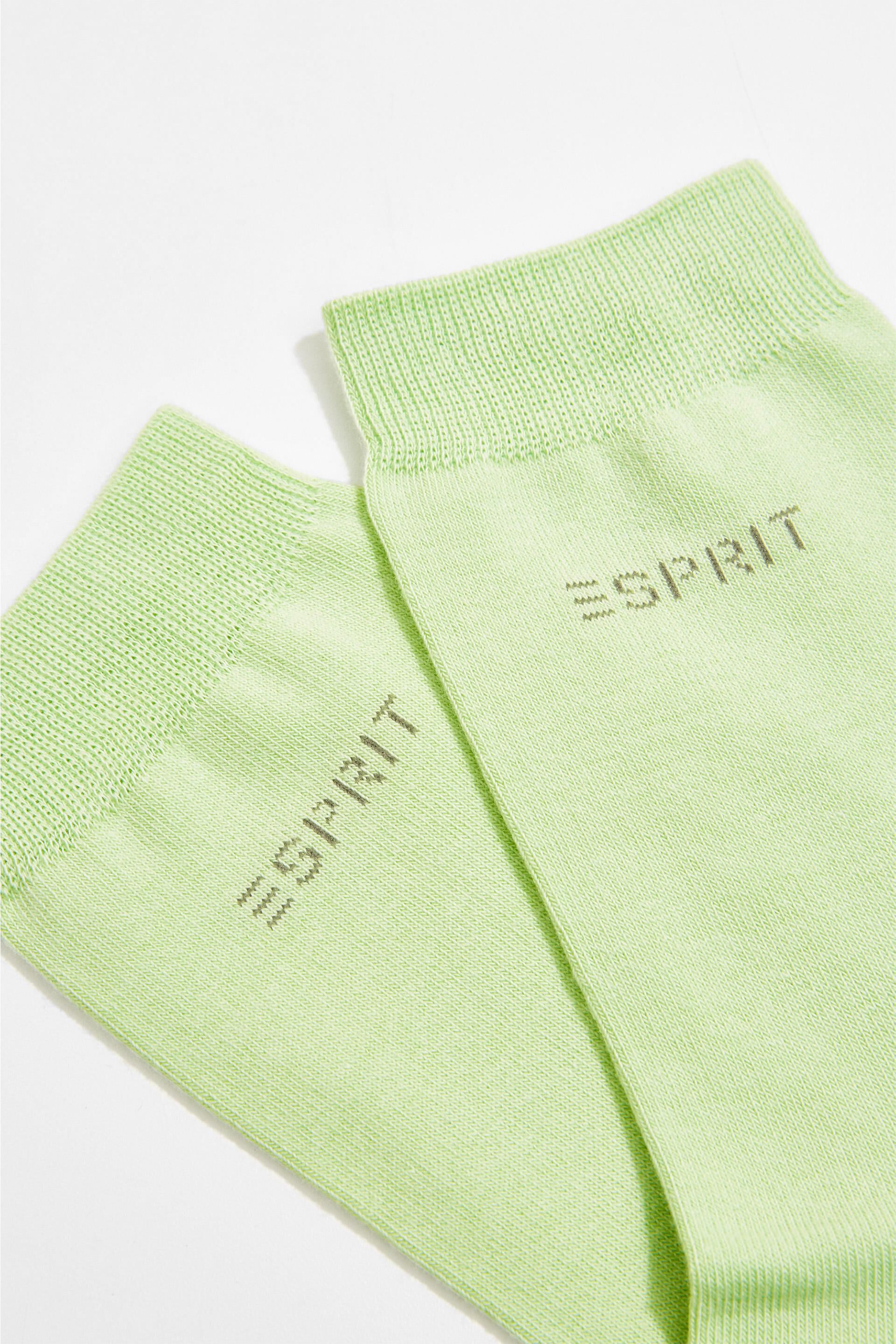 Esprit Online Store 2er-Pack Socken mit Bio-Baumwolle gestricktem Logo