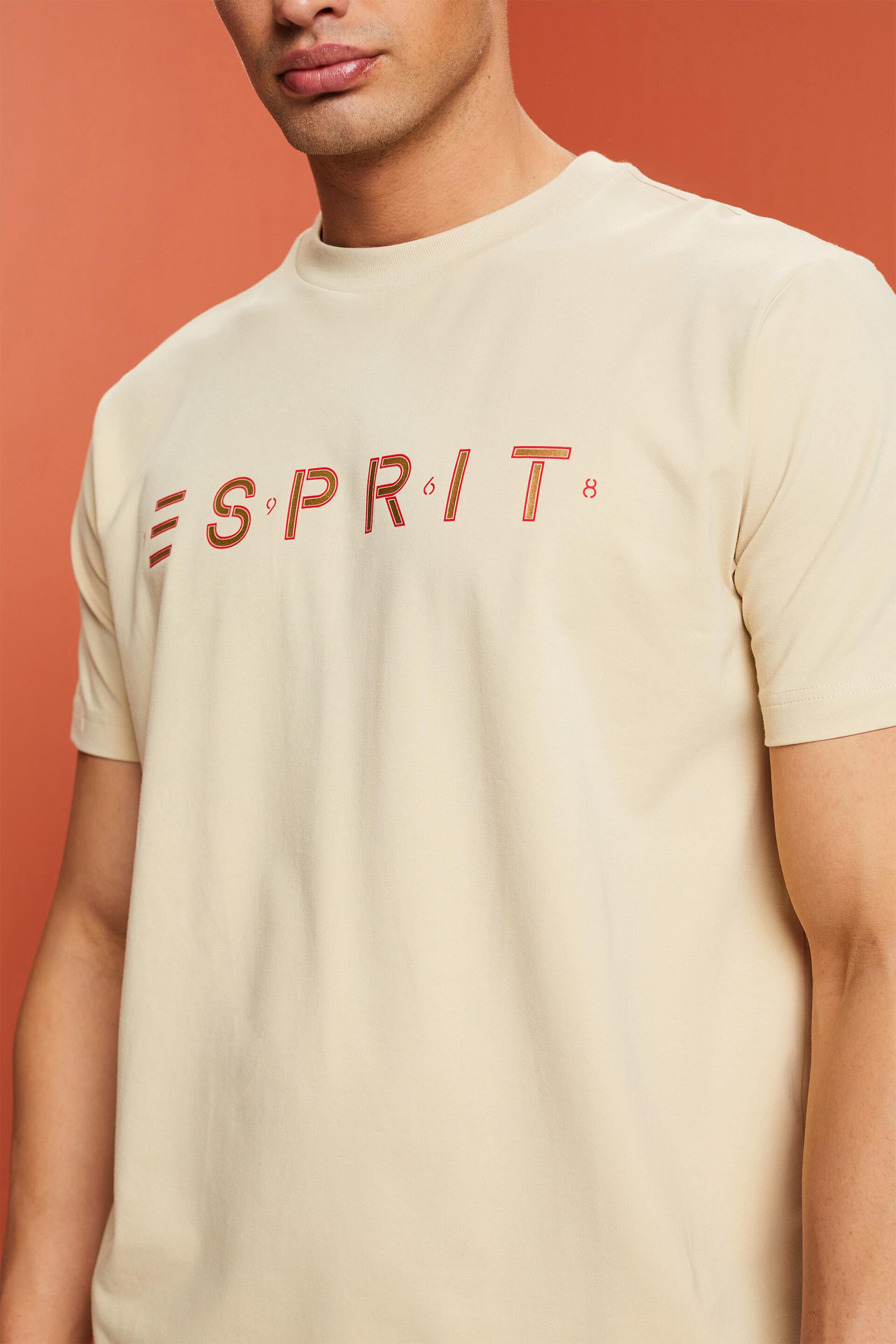 Esprit Logo-T-Shirt aus Baumwolljersey