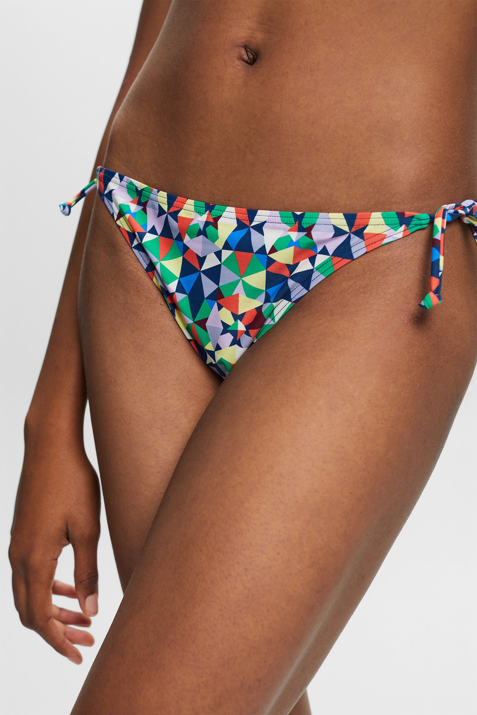 Esprit Sale Recycelt: Bikinihose mit seitlichem Bindeband