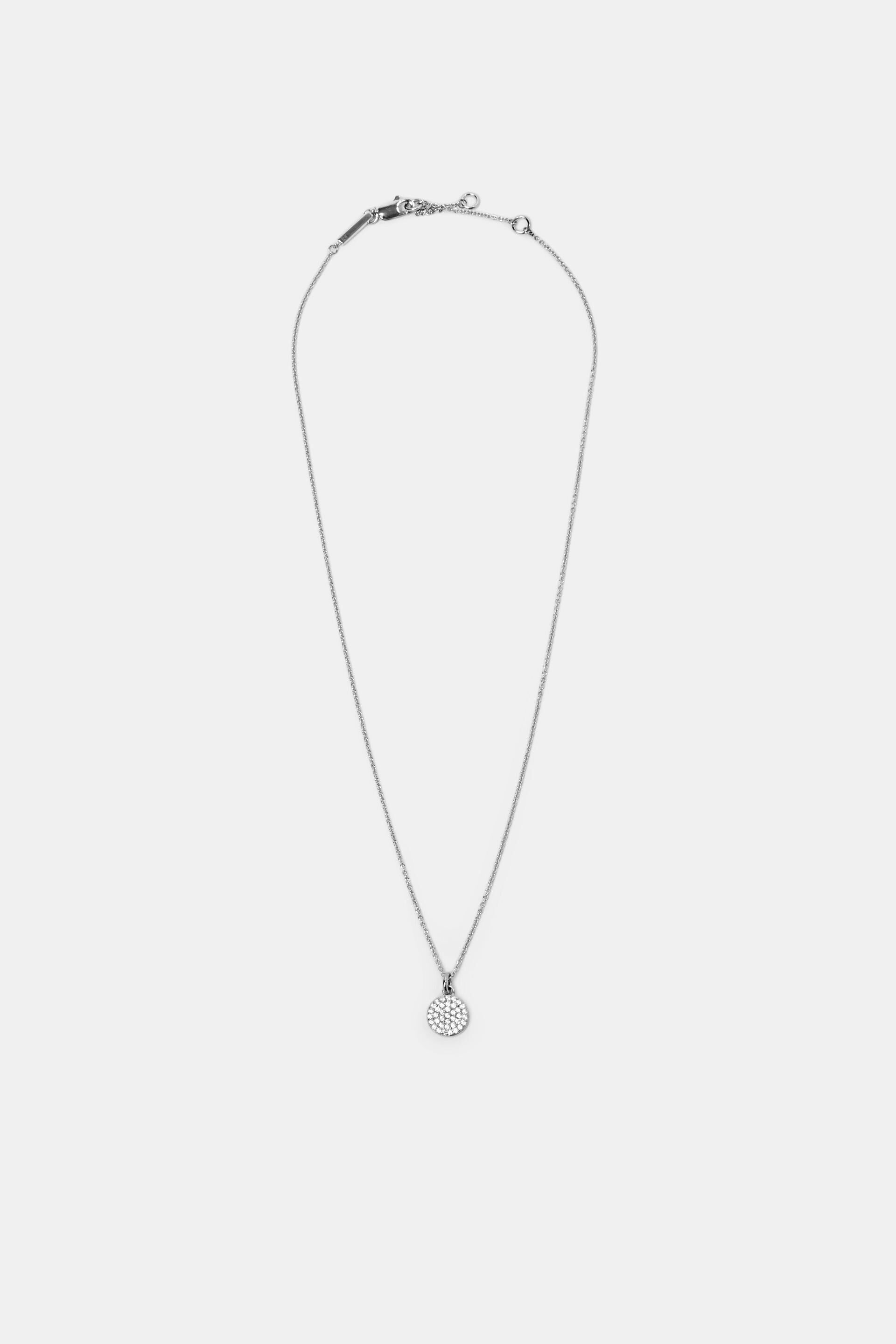 Esprit zirconia with sterling silver pendant, Necklace