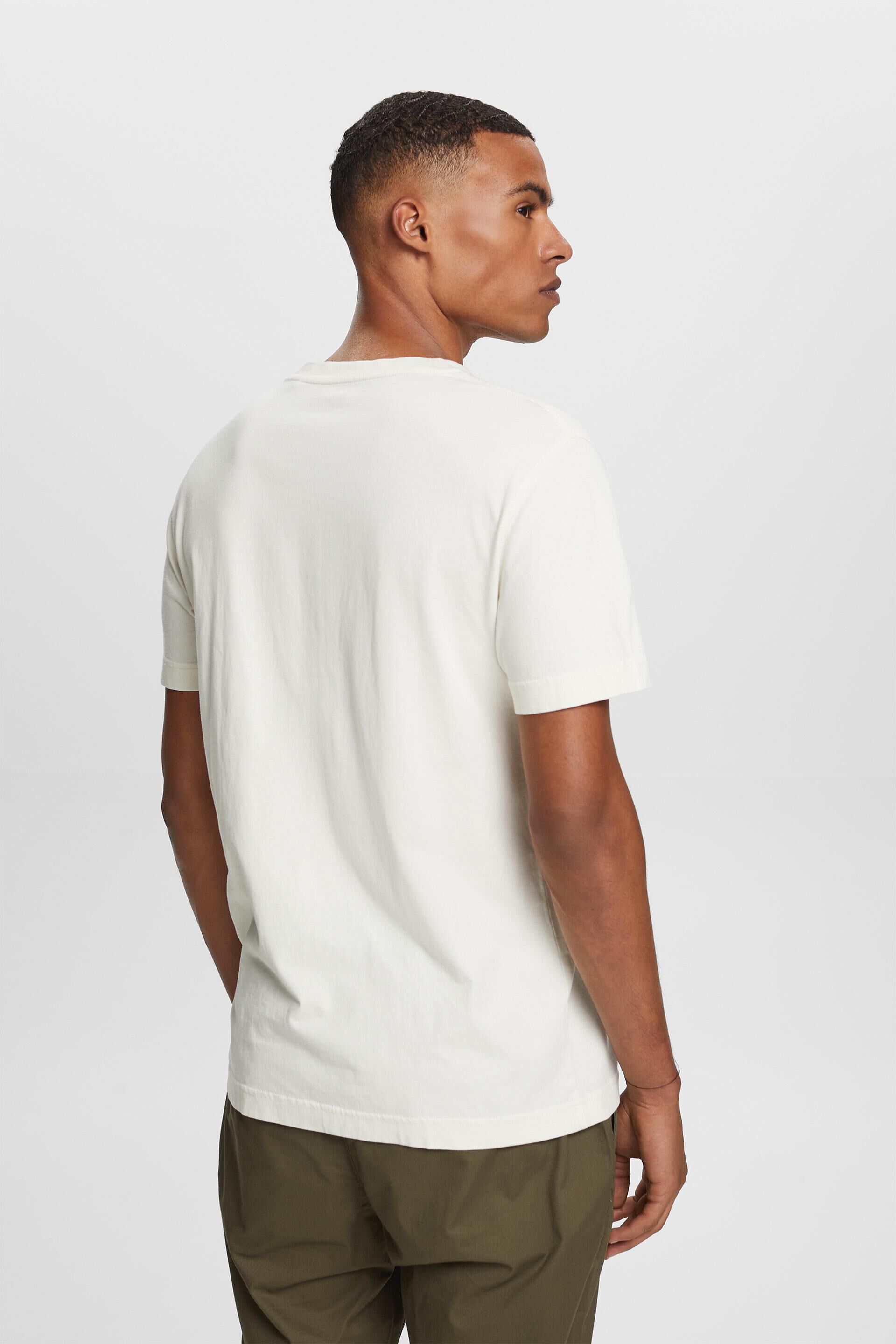 Esprit gesticktem % T-Shirt mit 100 Logo, Baumwolle