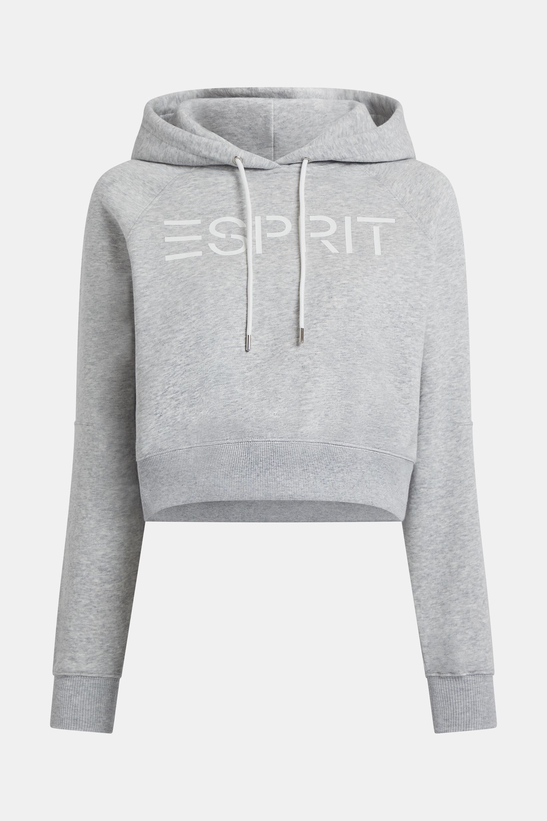 Esprit Logo mit Kurzer Kapuzenpullover