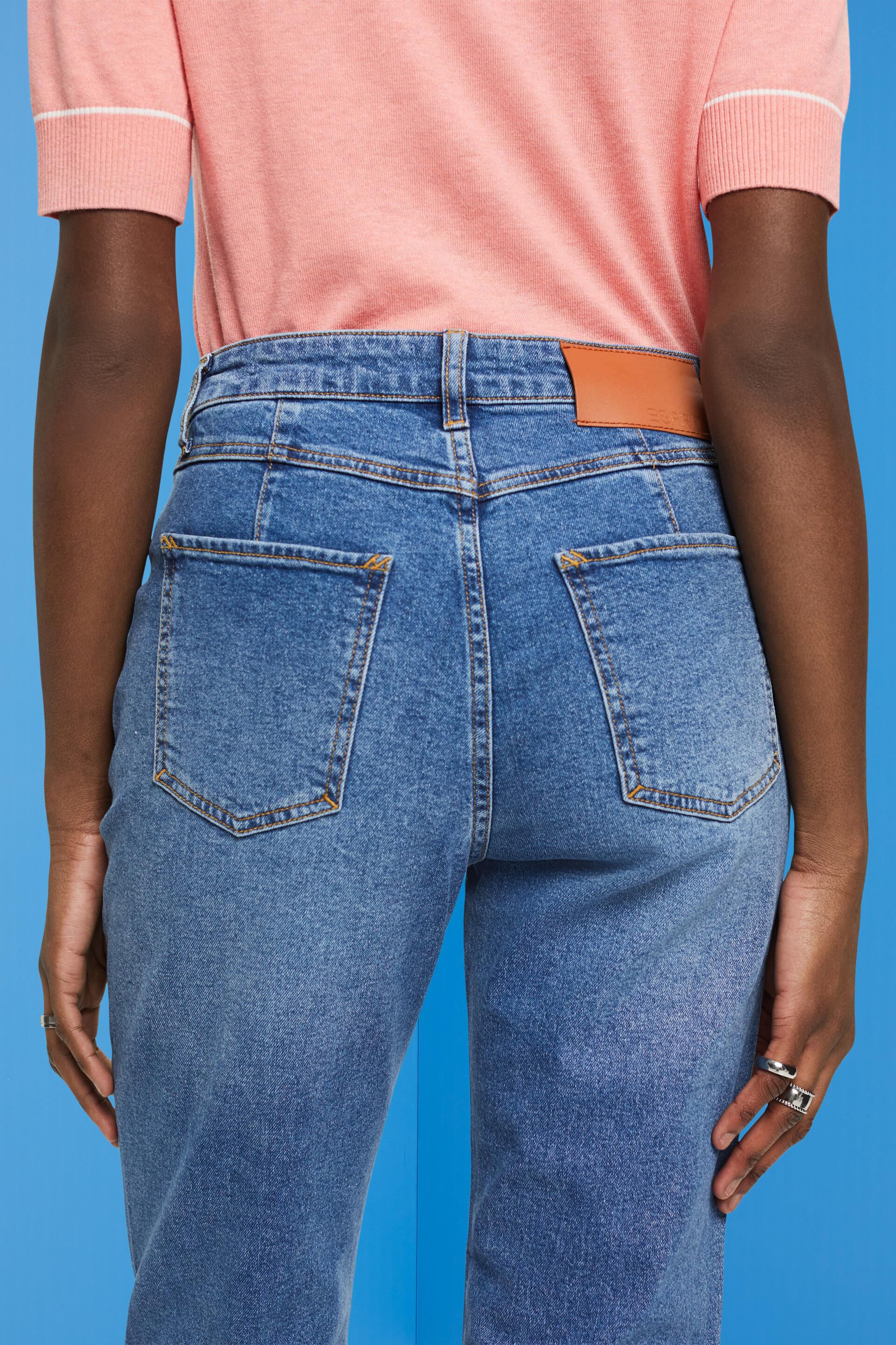 Esprit Bootcut-Jeans mit Passe markanter