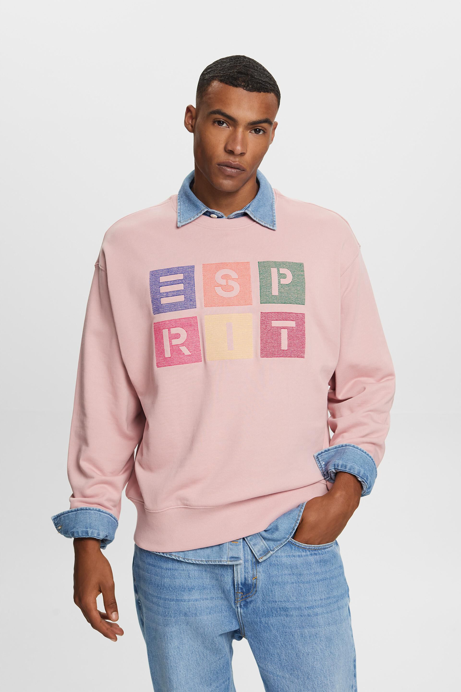 Esprit organic Logo cotton 100% sweatshirt,
