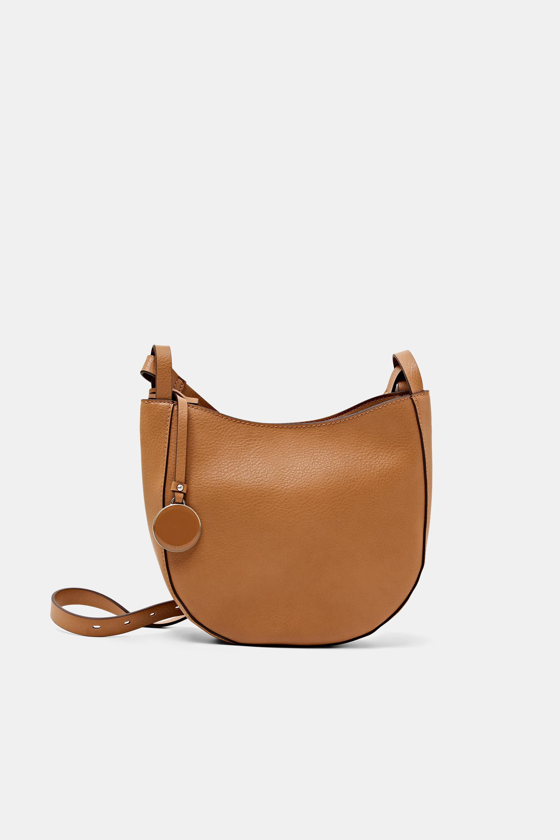 Esprit Damen Recycled: faux leather shoulder bag