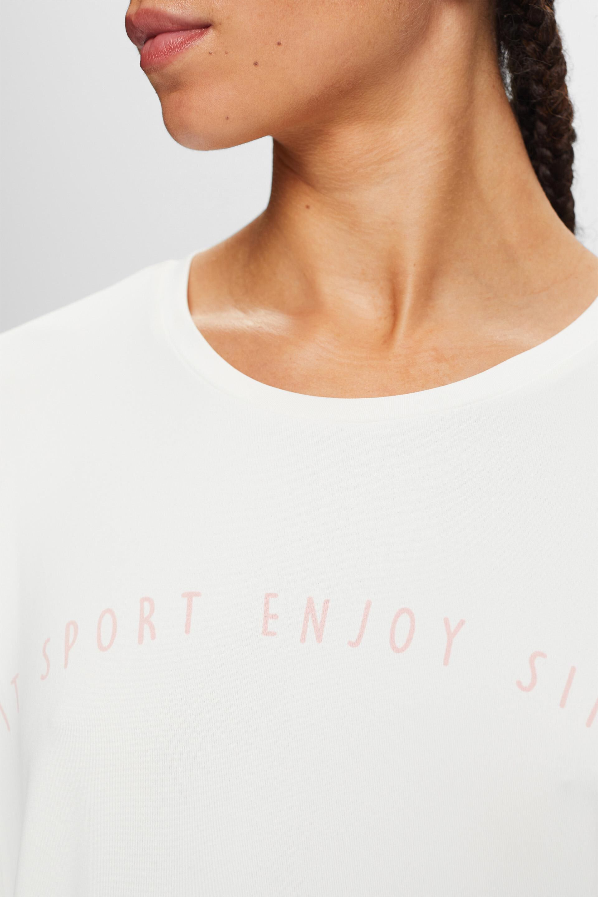 Online Shop Esprit Bedrucktes Aktiv-T-Shirt