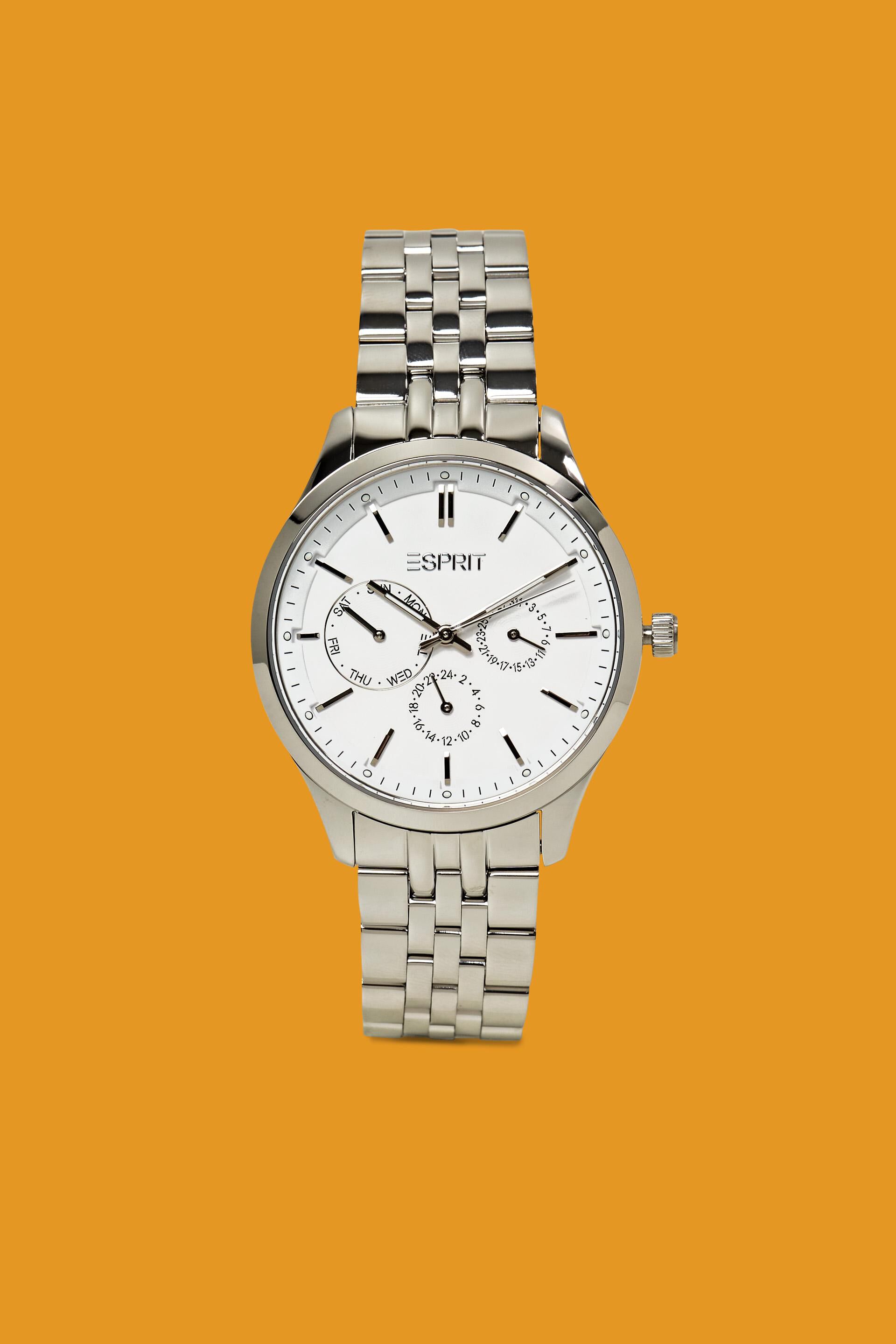 Esprit Online Store Multi-functional watch with a link bracelet