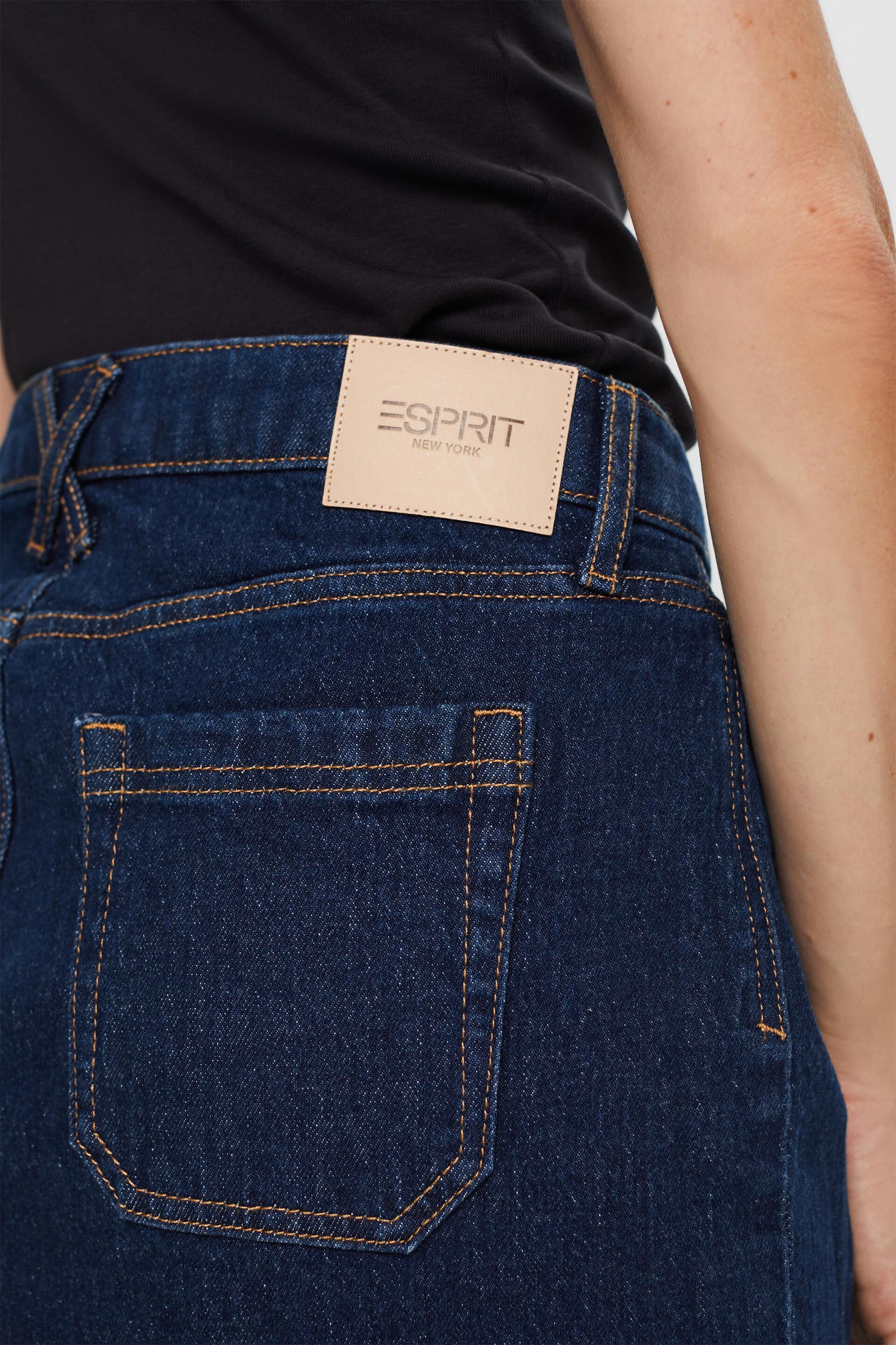 Esprit Damen Recycelt: Jeans-Minirock