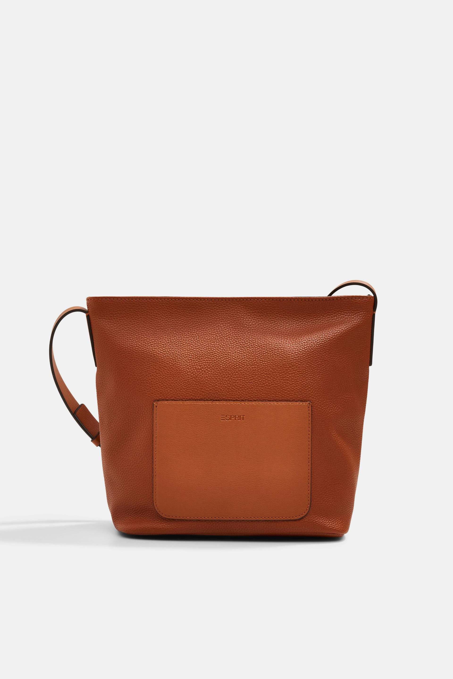 Esprit Online Store Faux leather shoulder bag