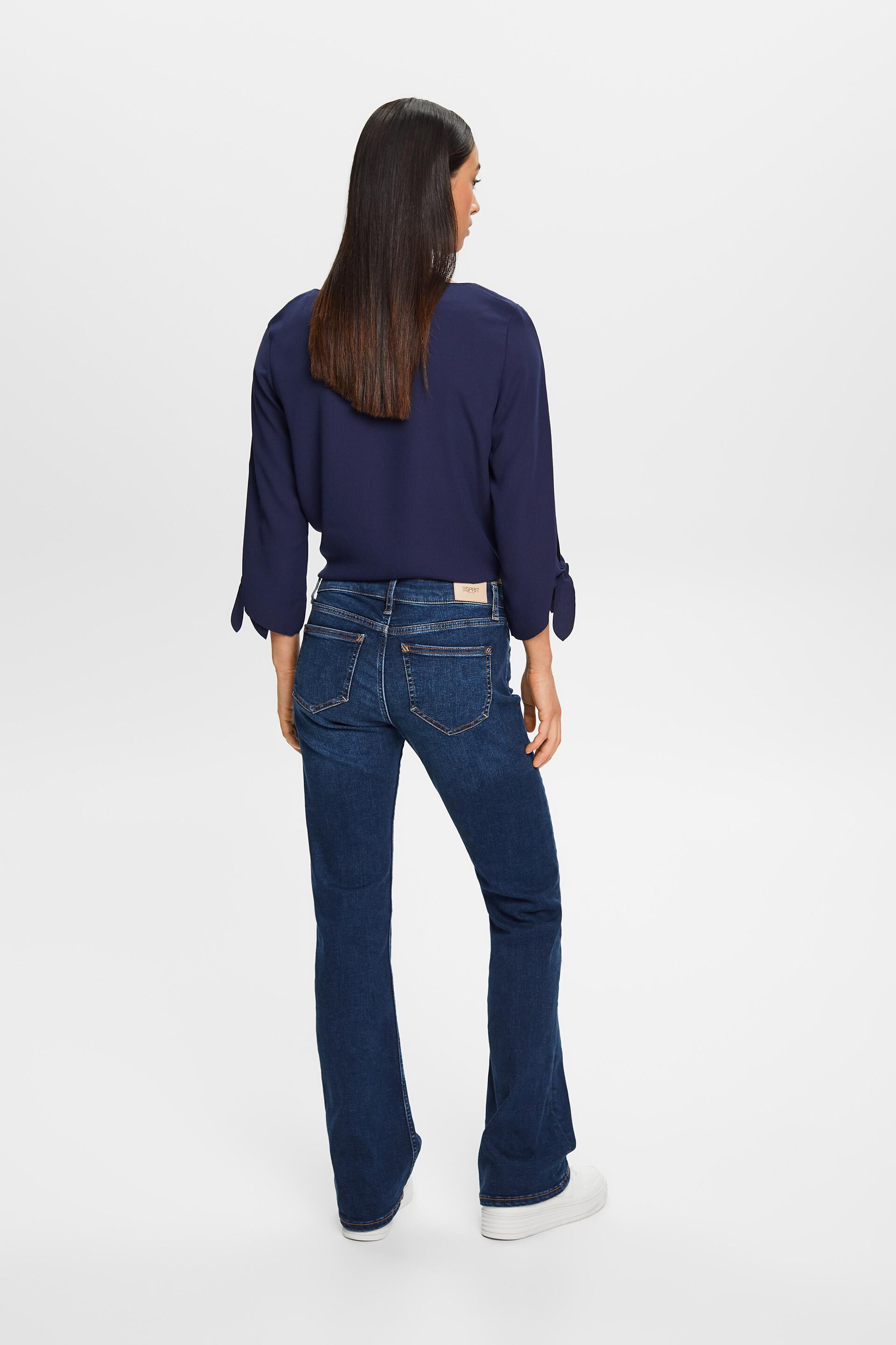 Esprit Damen Bootcut-Jeans mit mittlerer Leibhöhe
