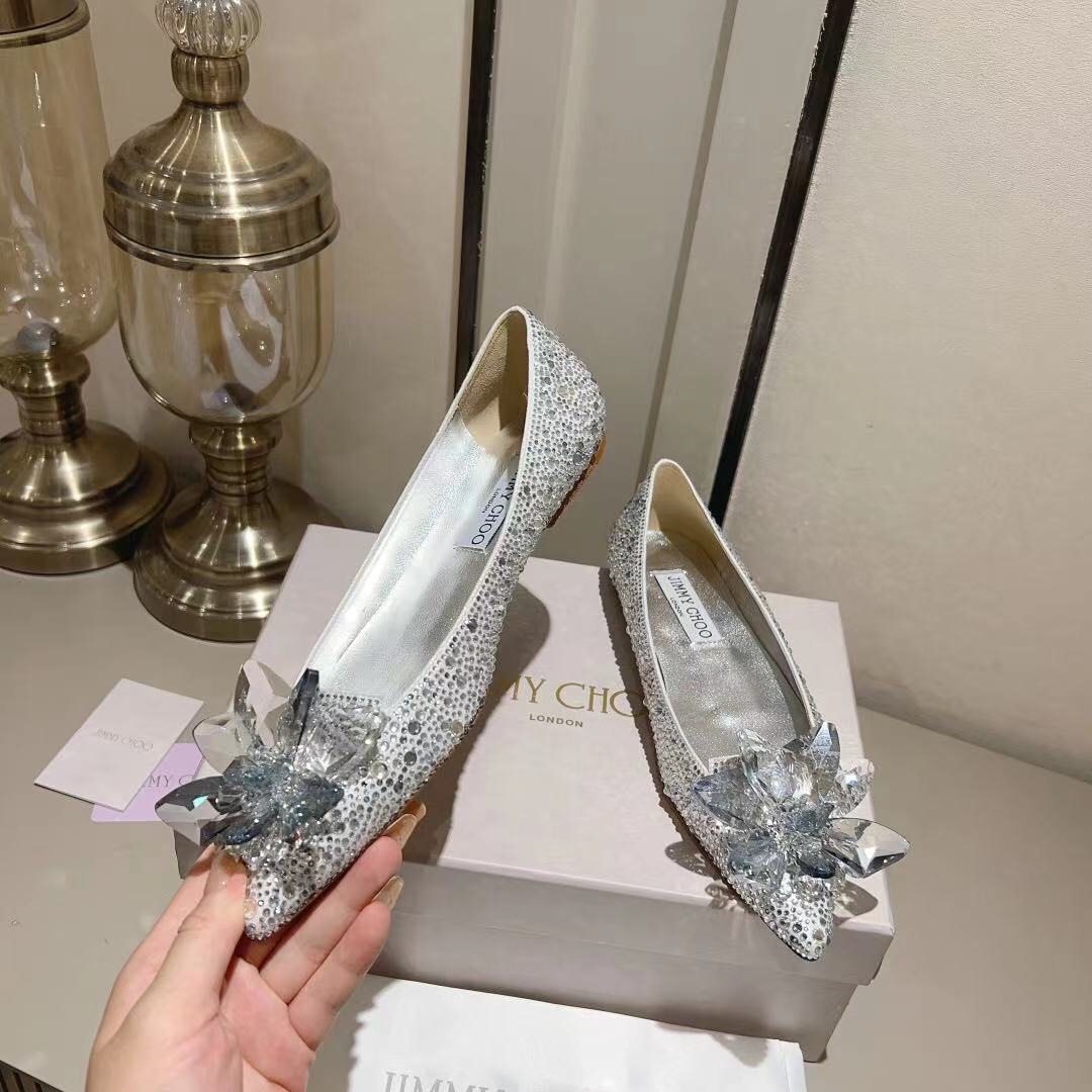 Jimmy Choo Alia Suede crystal high heels