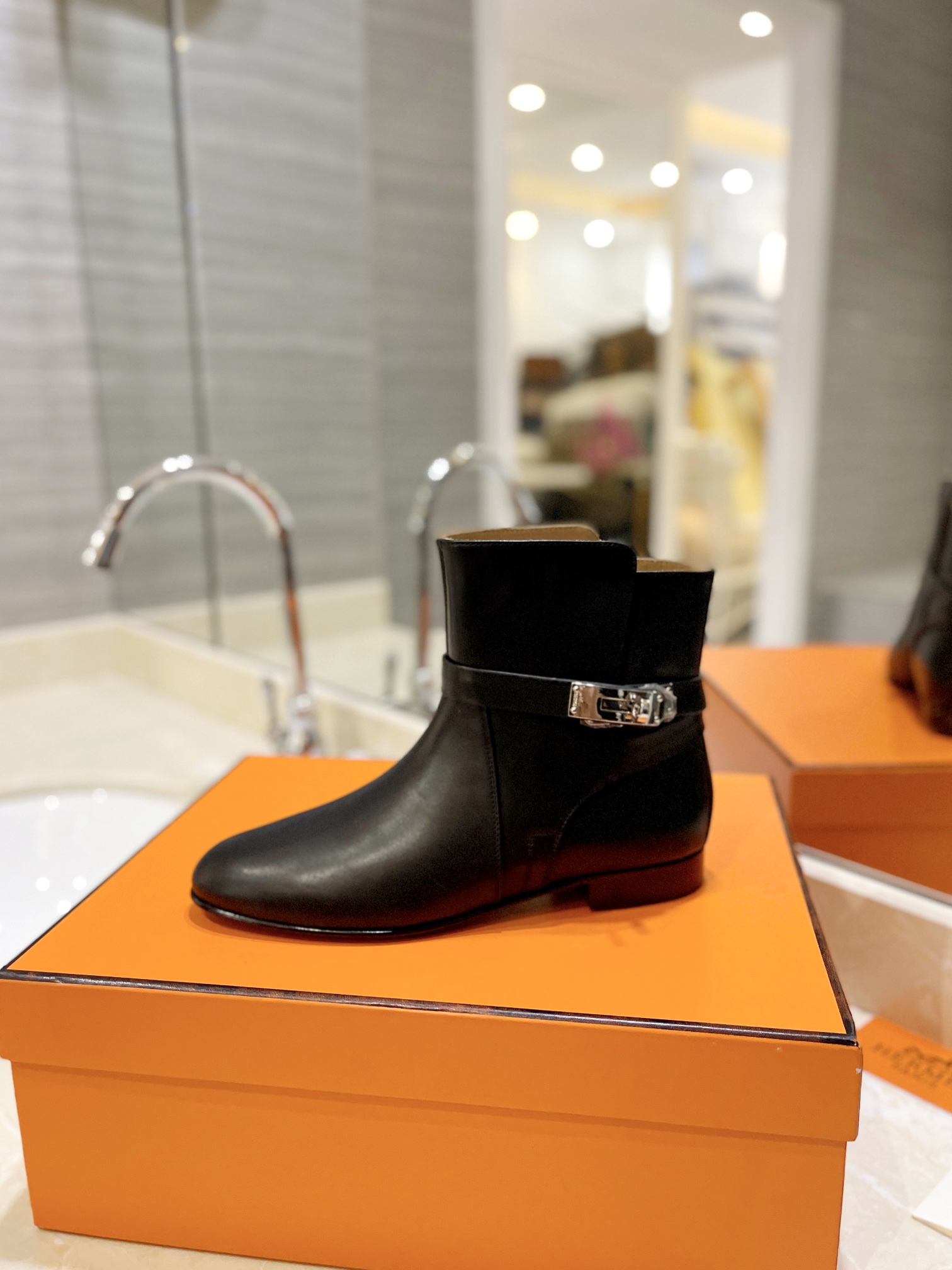 Hermes Kelly boots