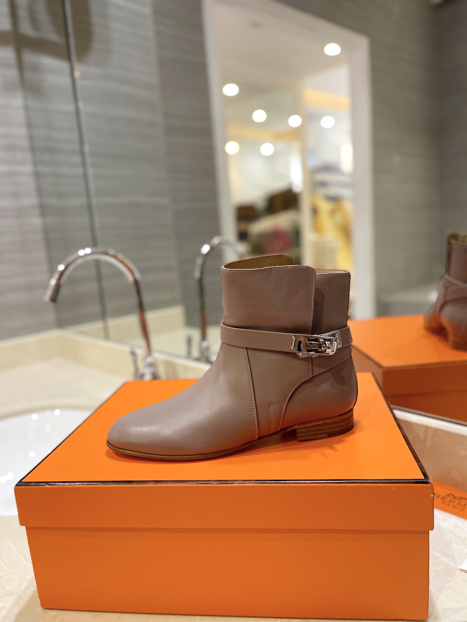 Hermes Kelly boots
