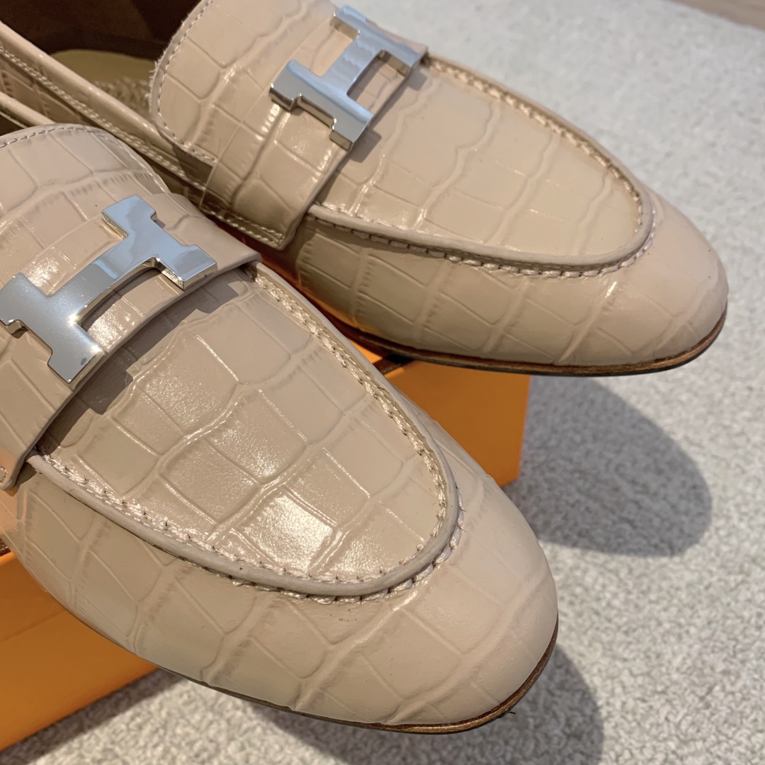 Hermes Lefu shoes