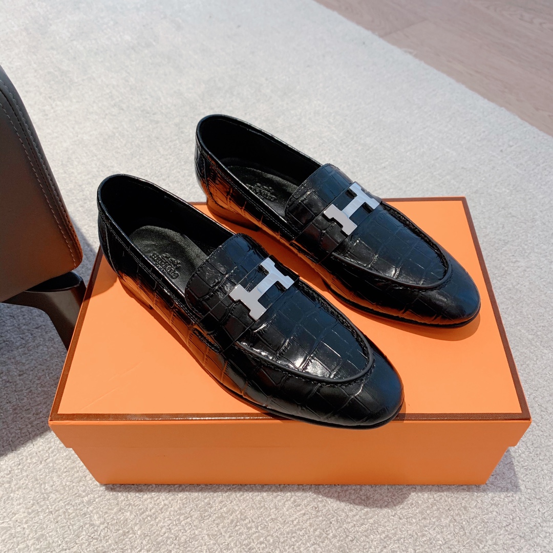 Hermes Lefu shoes