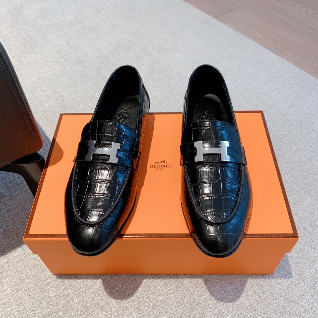 Hermes Lefu shoes