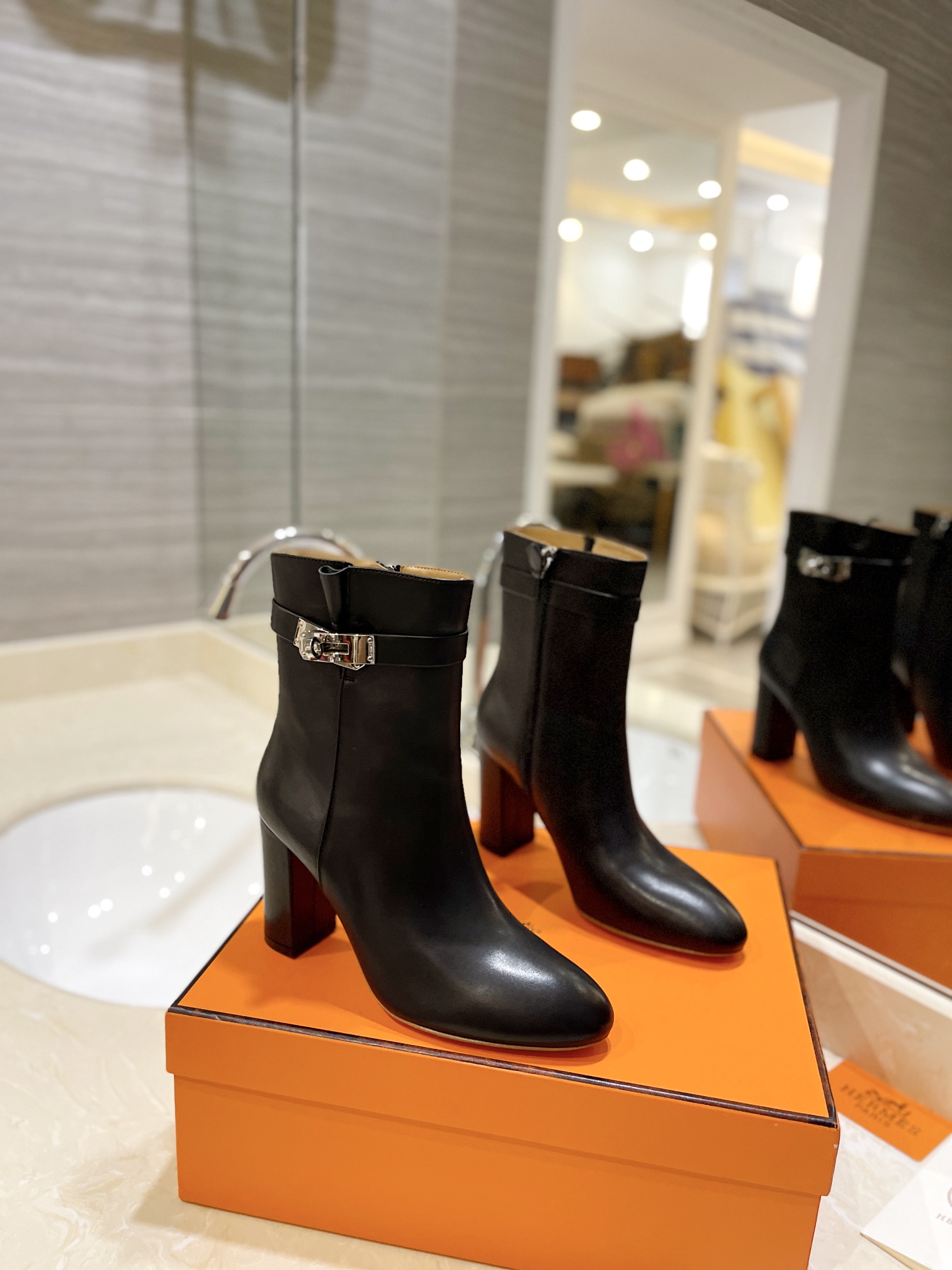 Hermes Kelly boots