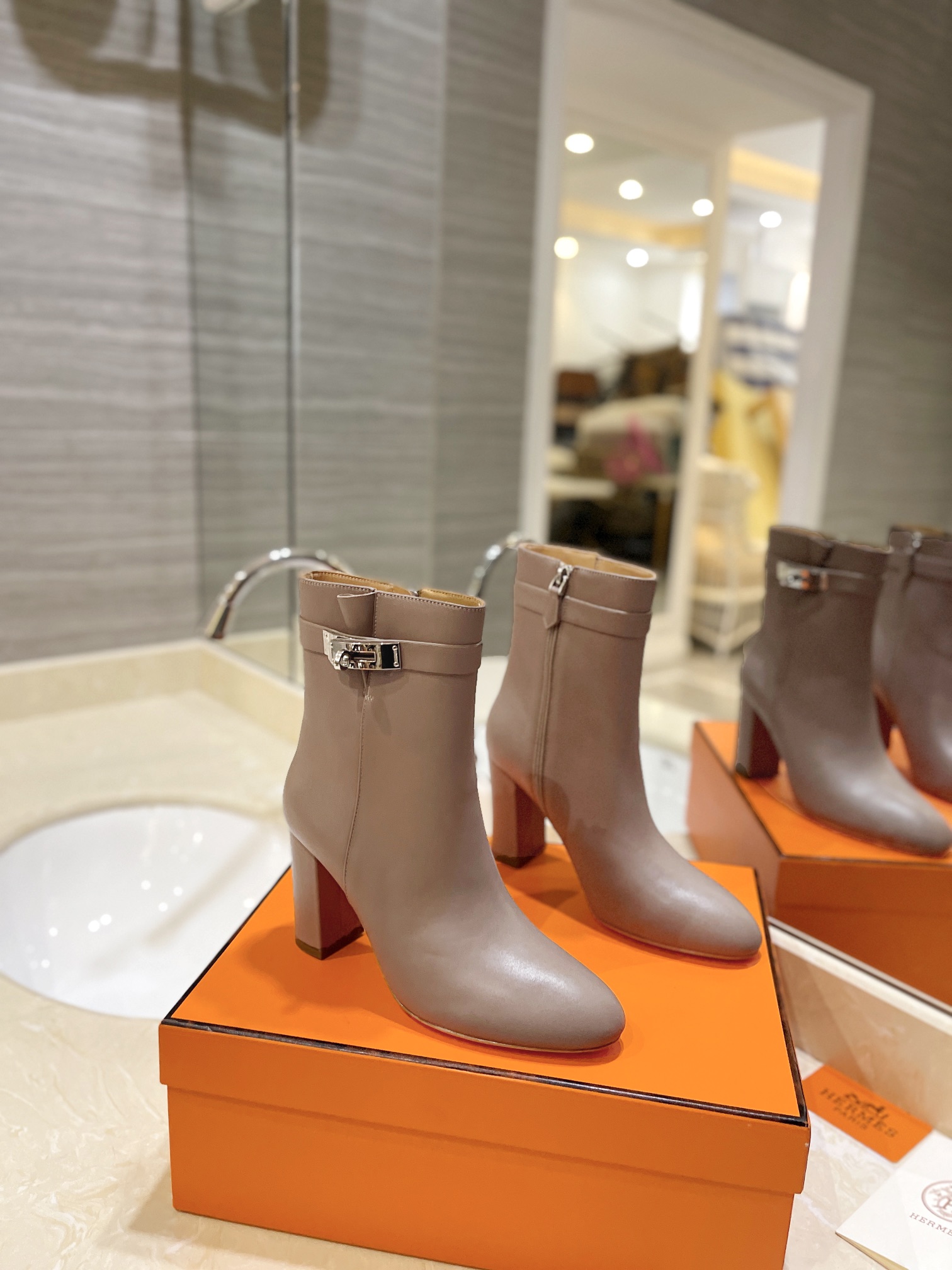Hermes Kelly boots