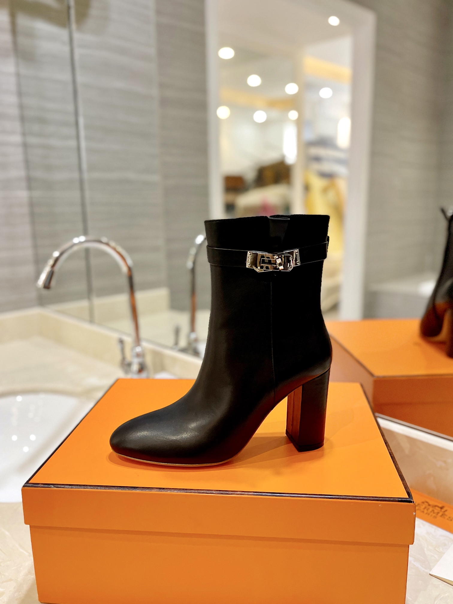 Hermes Kelly boots