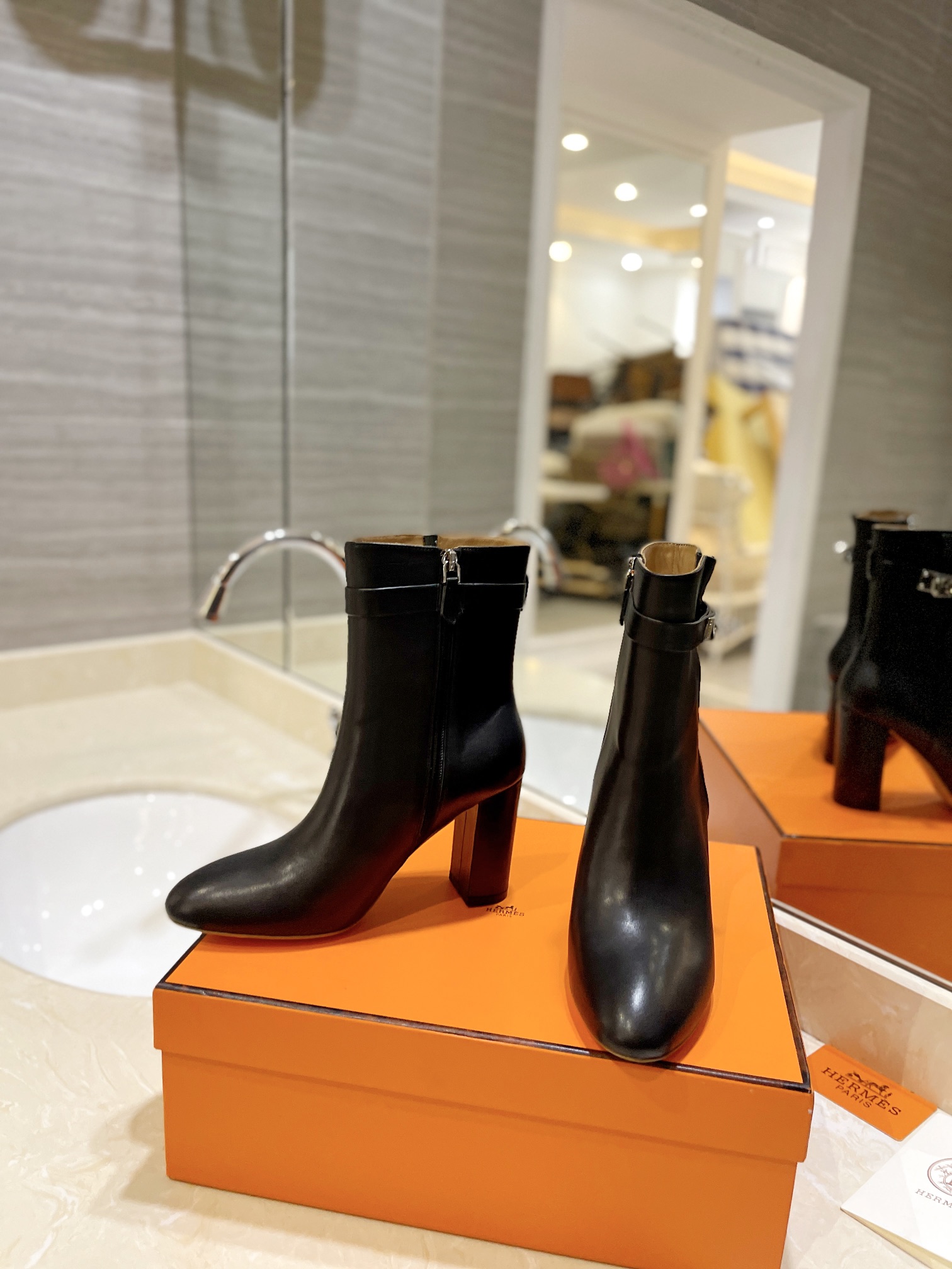 Hermes Kelly boots