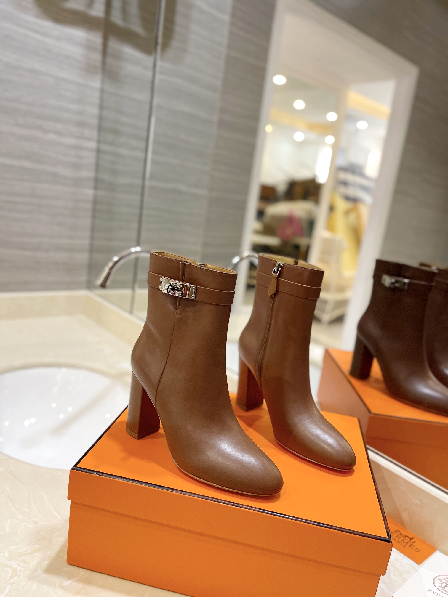Hermes Kelly boots