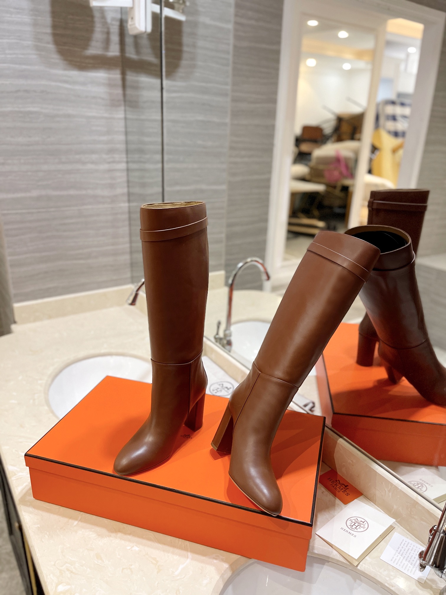 Hermes Kelly  boots