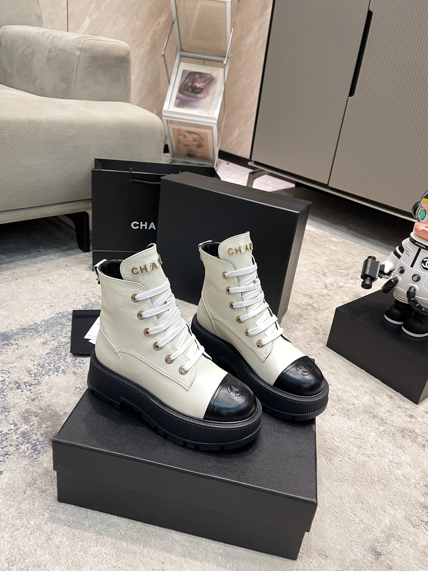 Chanel Martin boots