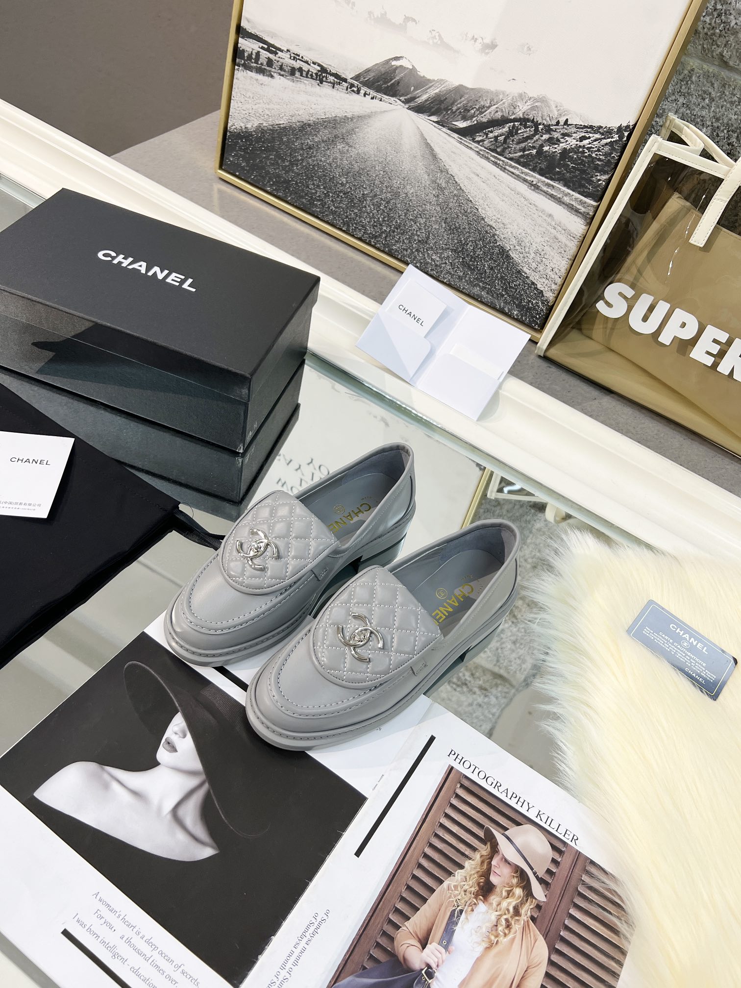 Chanel Flatform shoes