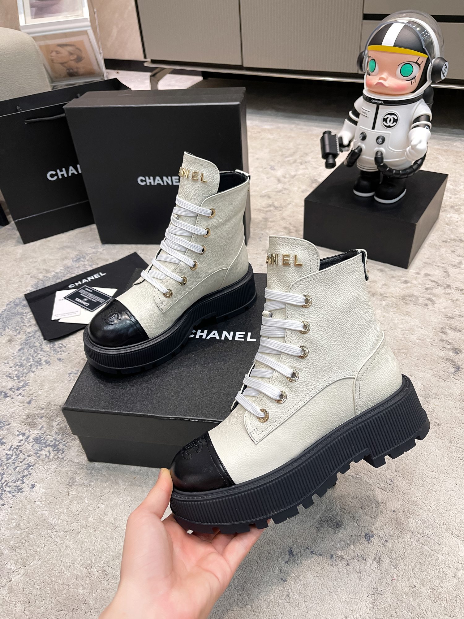 Chanel Martin boots