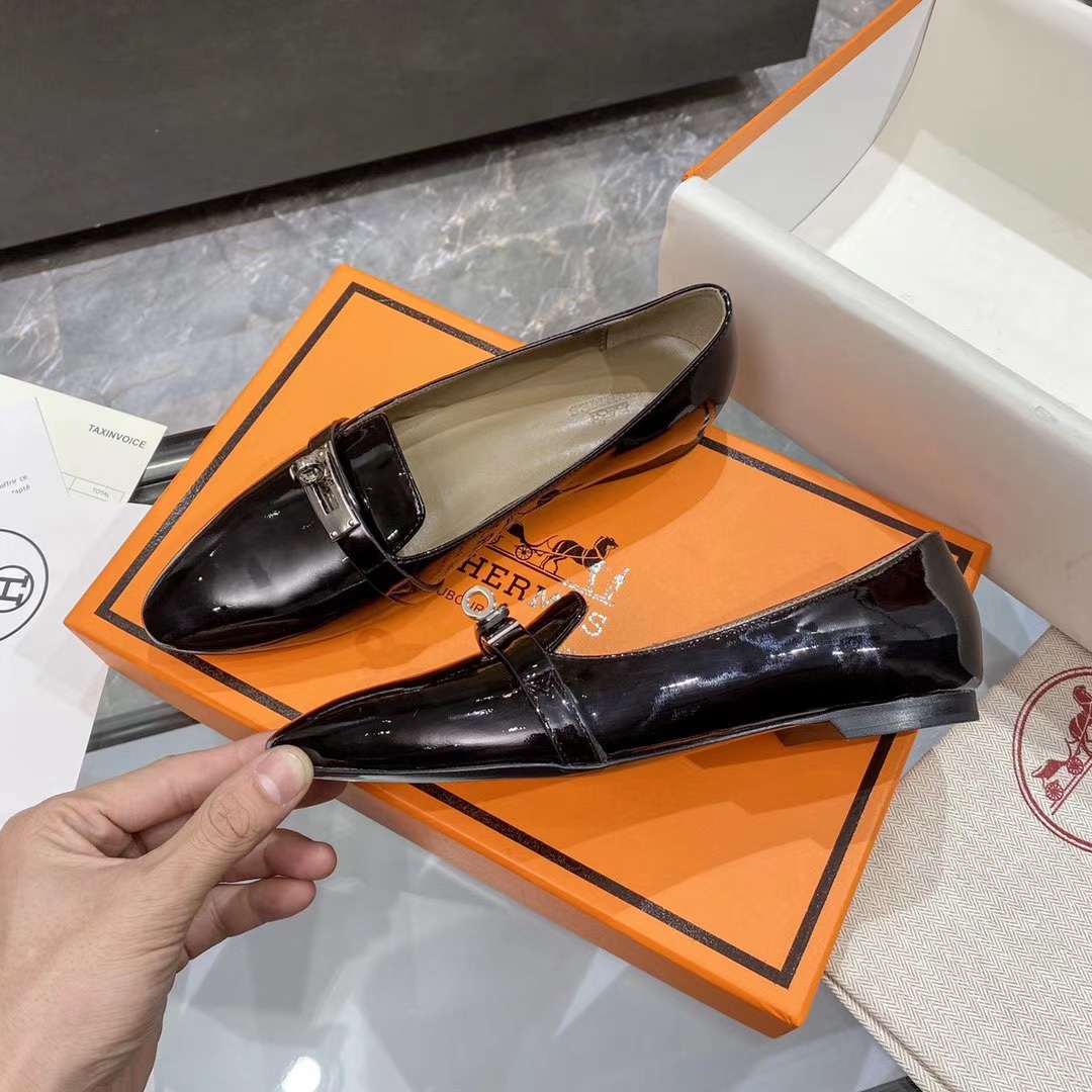 Hermes Kelly Flat shoes