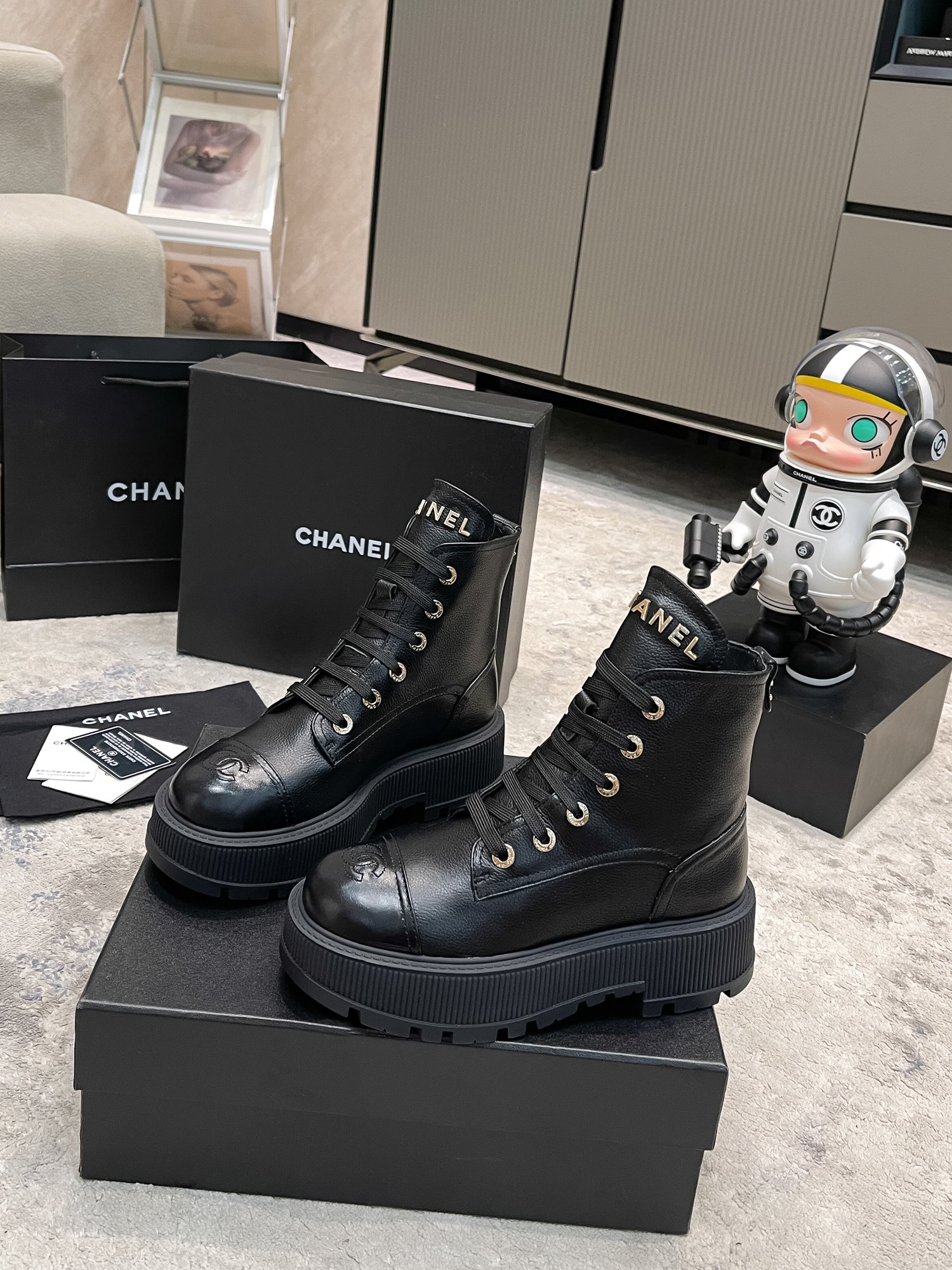 Chanel Martin boots