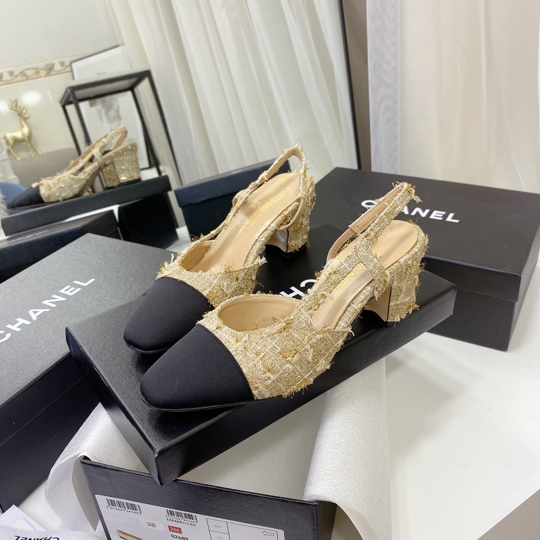 Chanel high heels