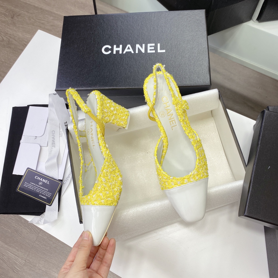 Chanel high heels