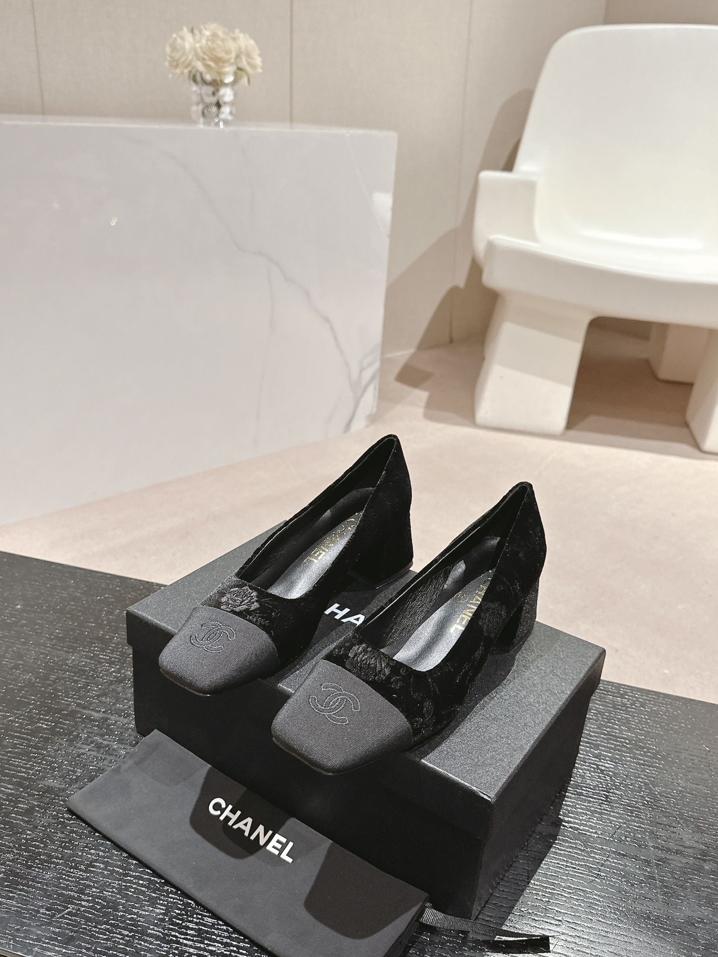Chanel high heels
