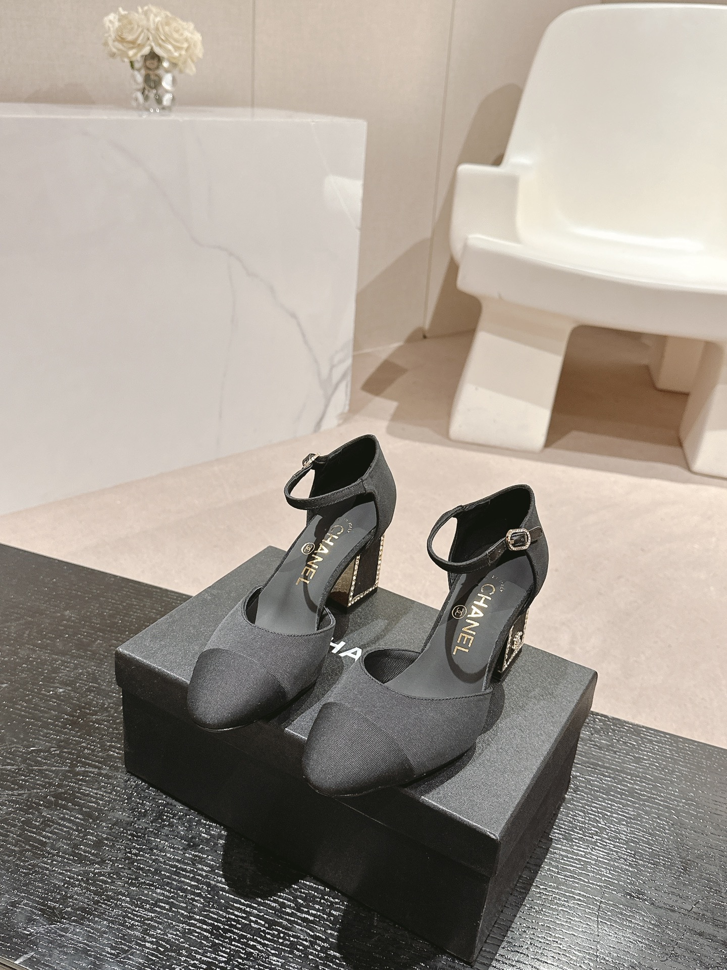 Chanel high heels