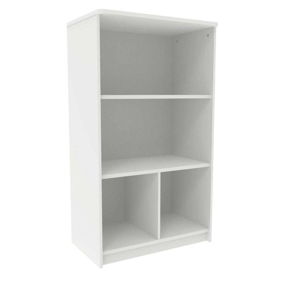 KidSpace 24 in. W x 41 in. H White 2Cube 2Shelf Storage Organizer