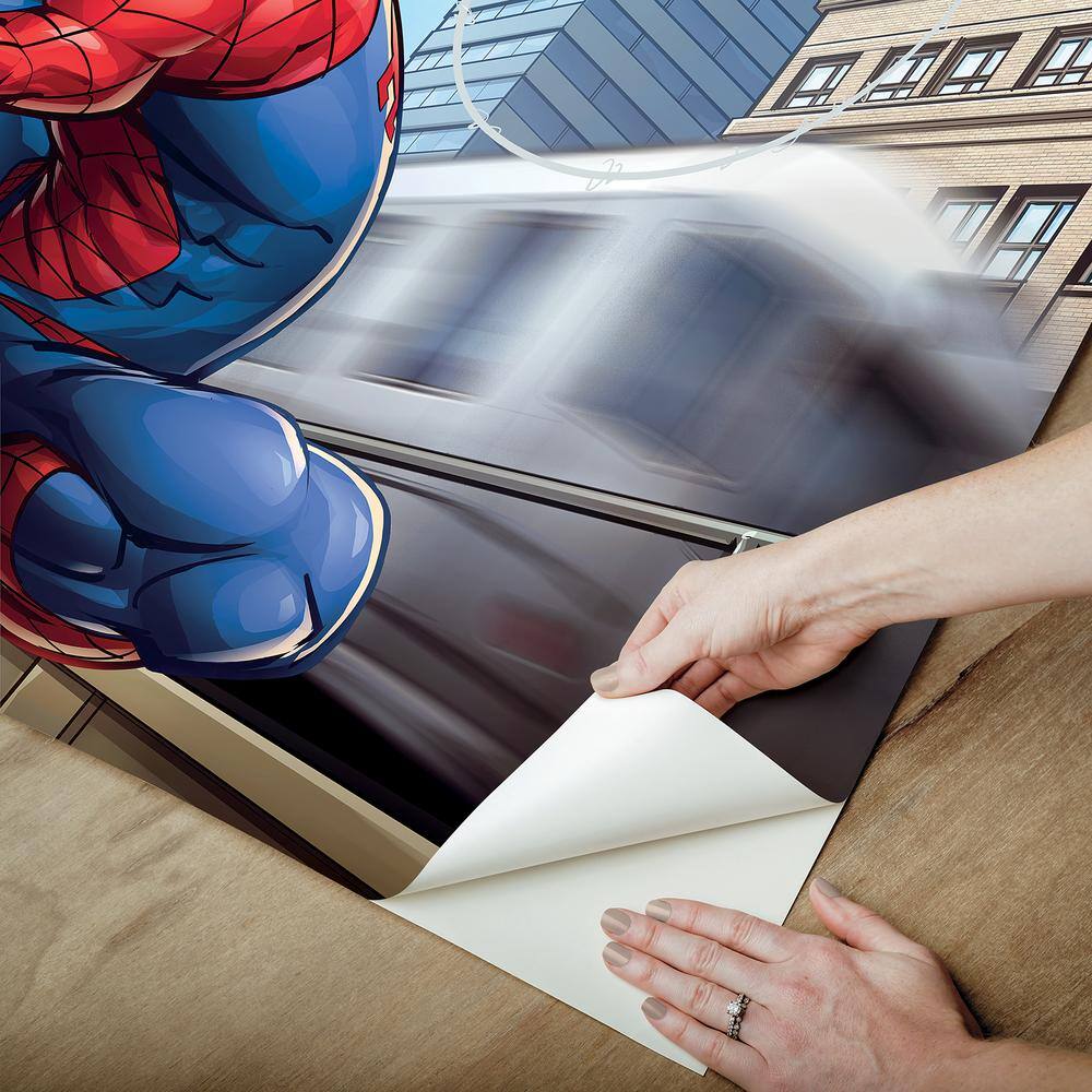 Blue Marvel SpiderMan Peel and Stick Wallpaper Wall Mural