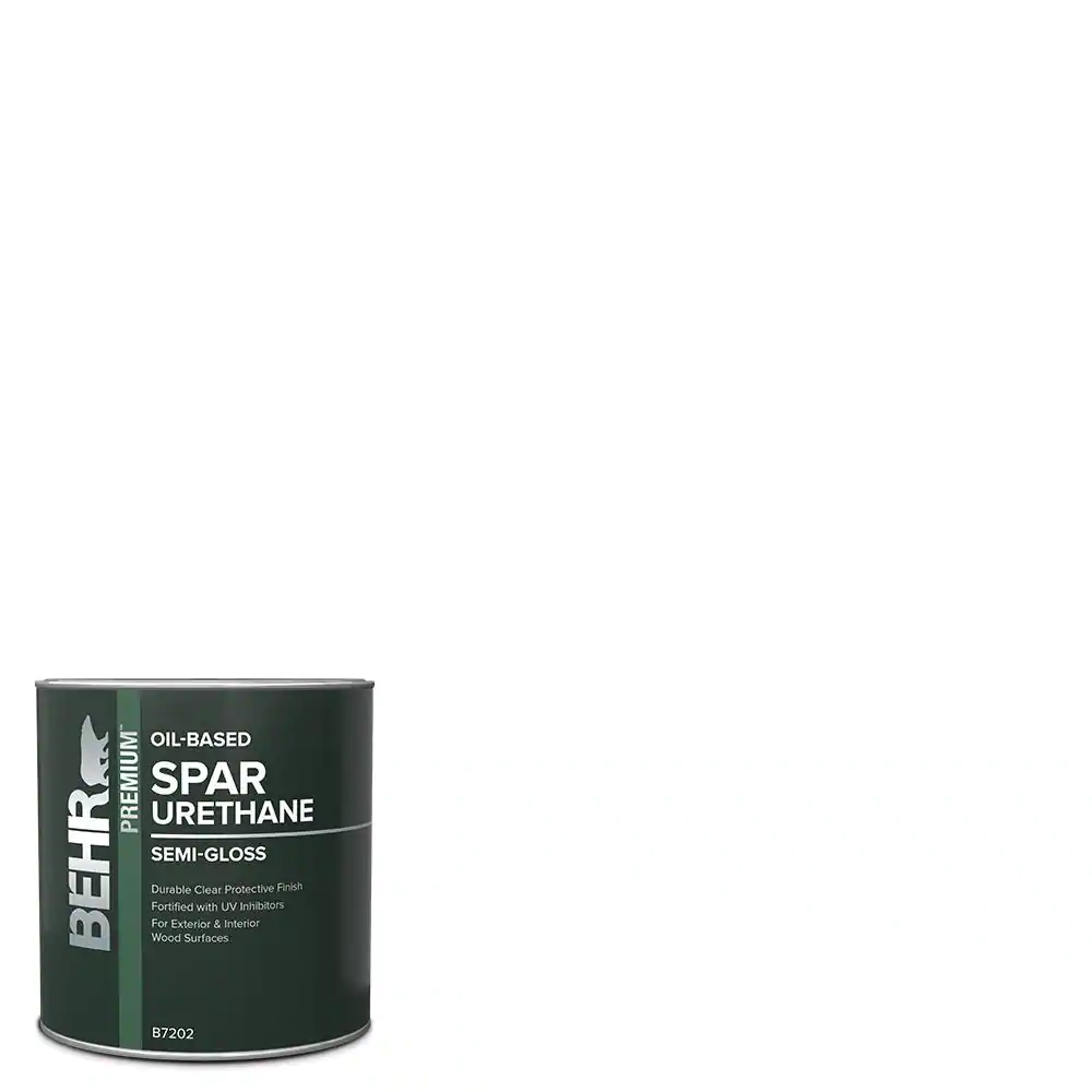 1 qt. SemiGloss Clear OilBased Interior/Exterior Spar Urethane Wood
