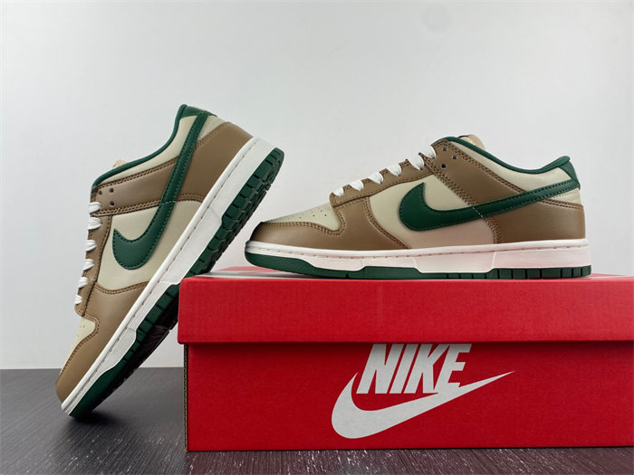 nike dunk low retro rattan gorge green fb7160-231